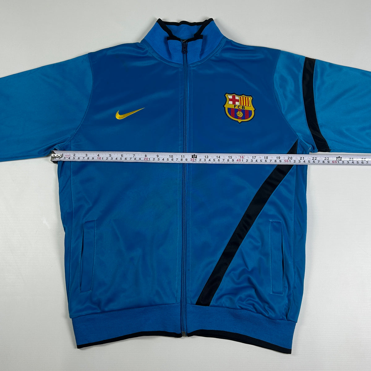 M - 2011-2012 Nike FC Barcelona Blue Track Jacket