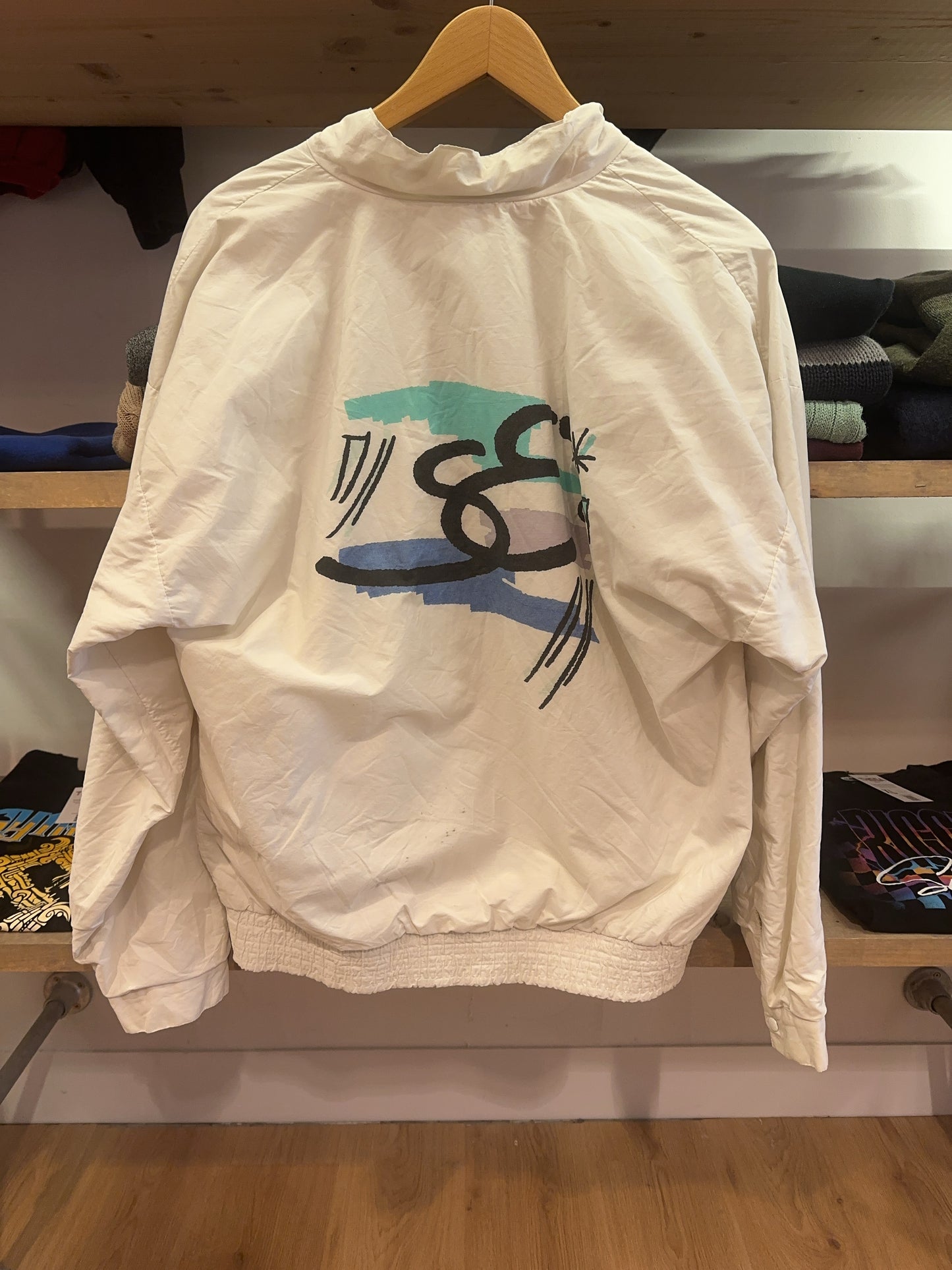 Vintage 1980's Stefan Edberg Tennis Adidas Jacket - M
