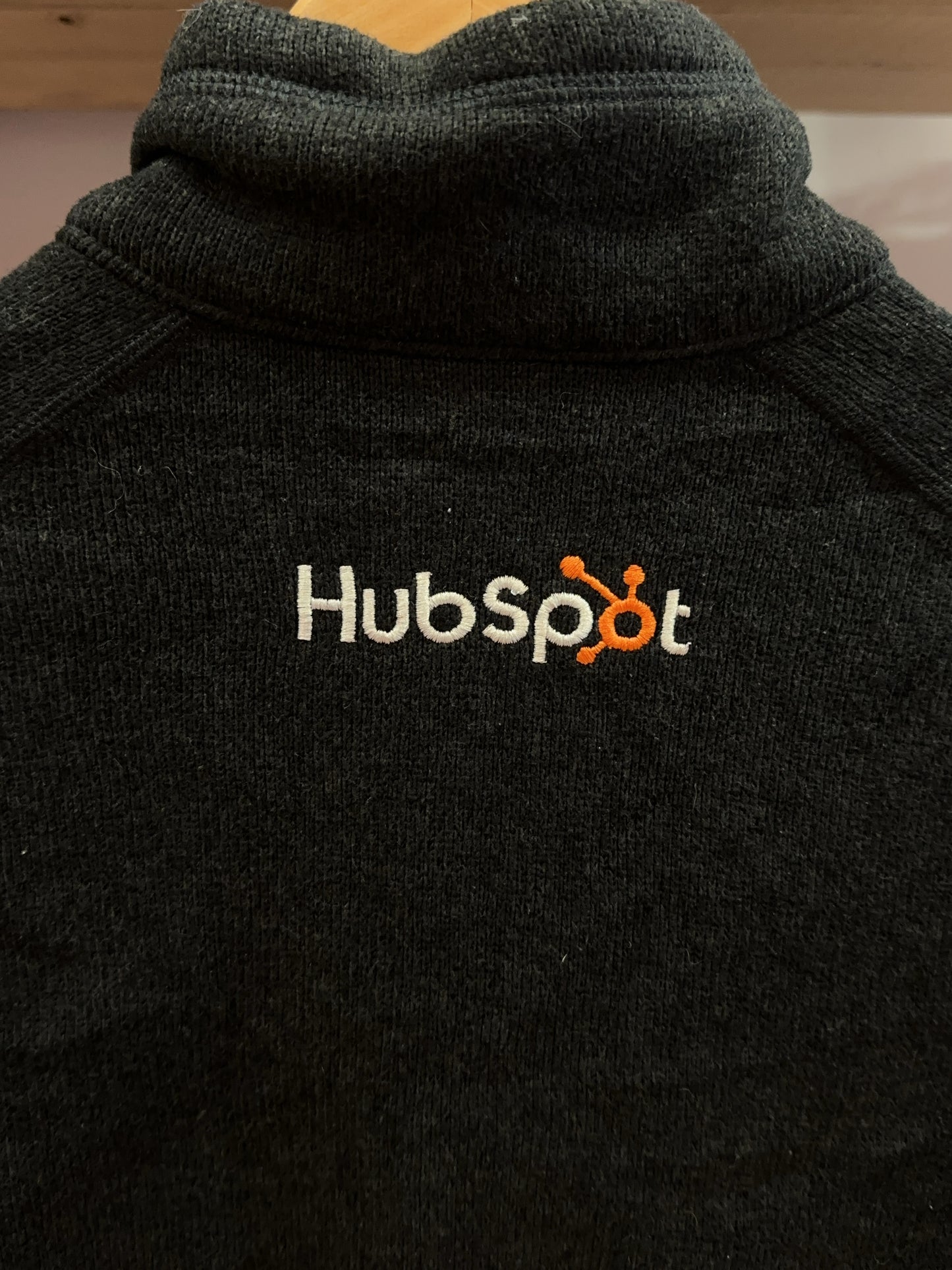 Patagonia HubSpot Professional Services Black 1/4-Zip Fleece - M