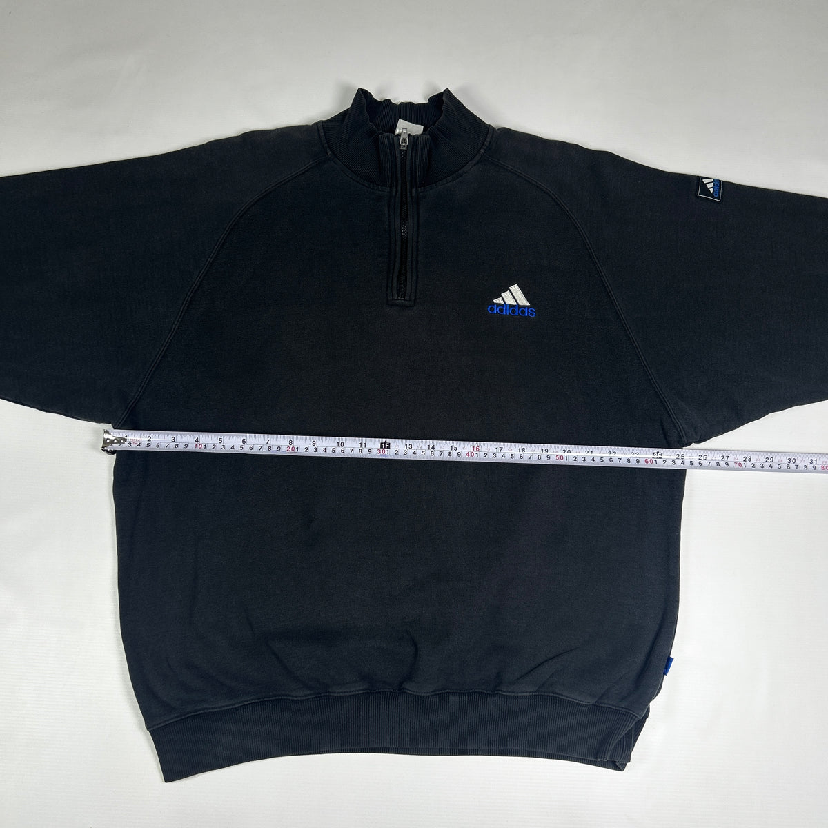 XL - Vintage 1990's Adidas Quarterzip