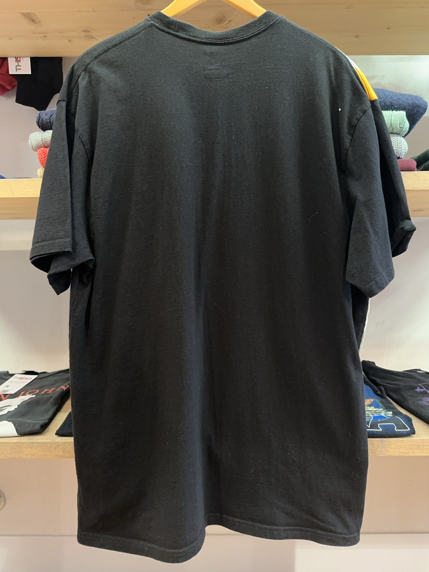 Pittsburgh Steelers Oversized Logo Black T-Shirt