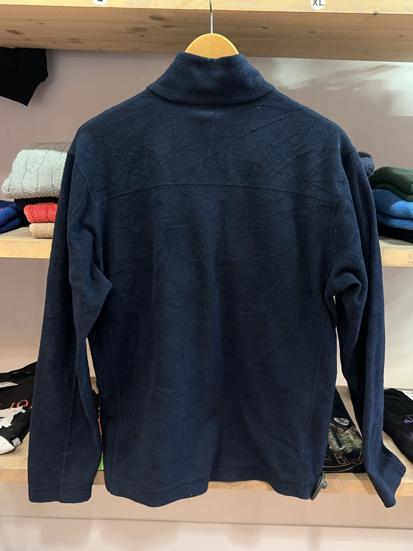Patagonia Navy Full-Zip Fleece Jacket - M