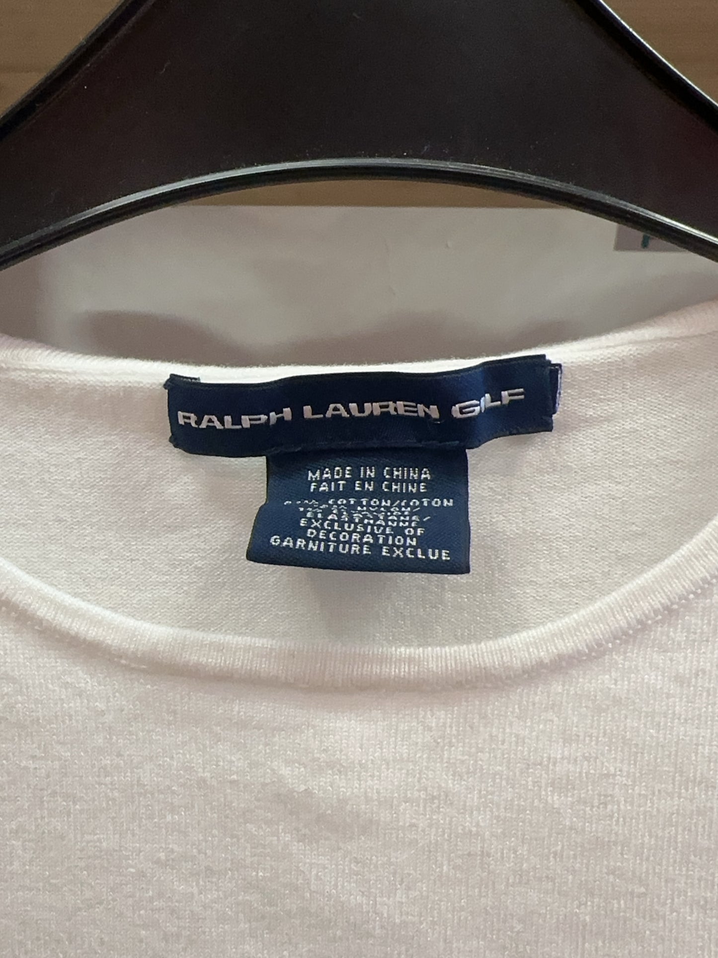 XS - Women’s Ralph Lauren sparkly White sweater embroidered silver beaded