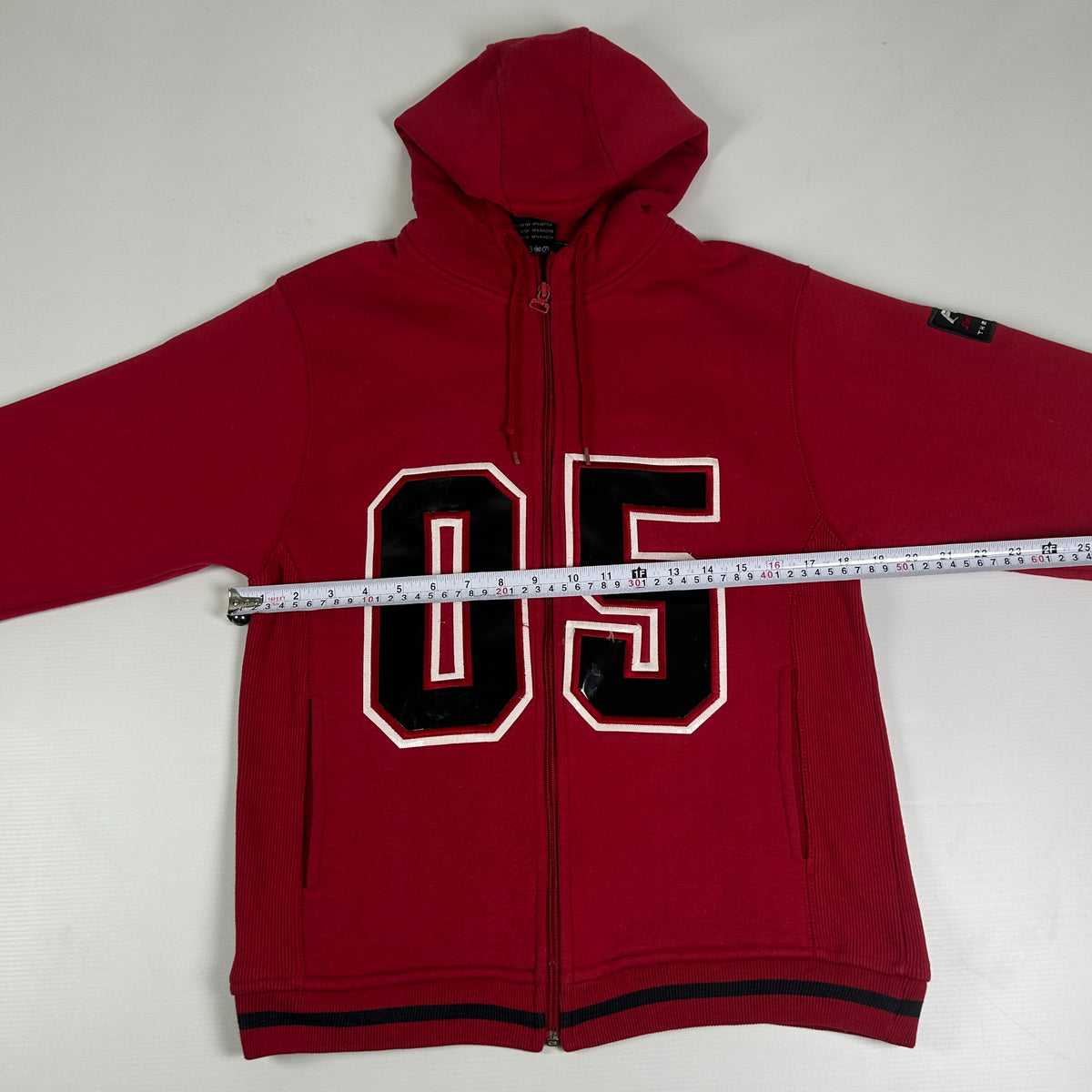 XXS - Vintage 2000's Red FUBU 05 Zip-Up Hoodie