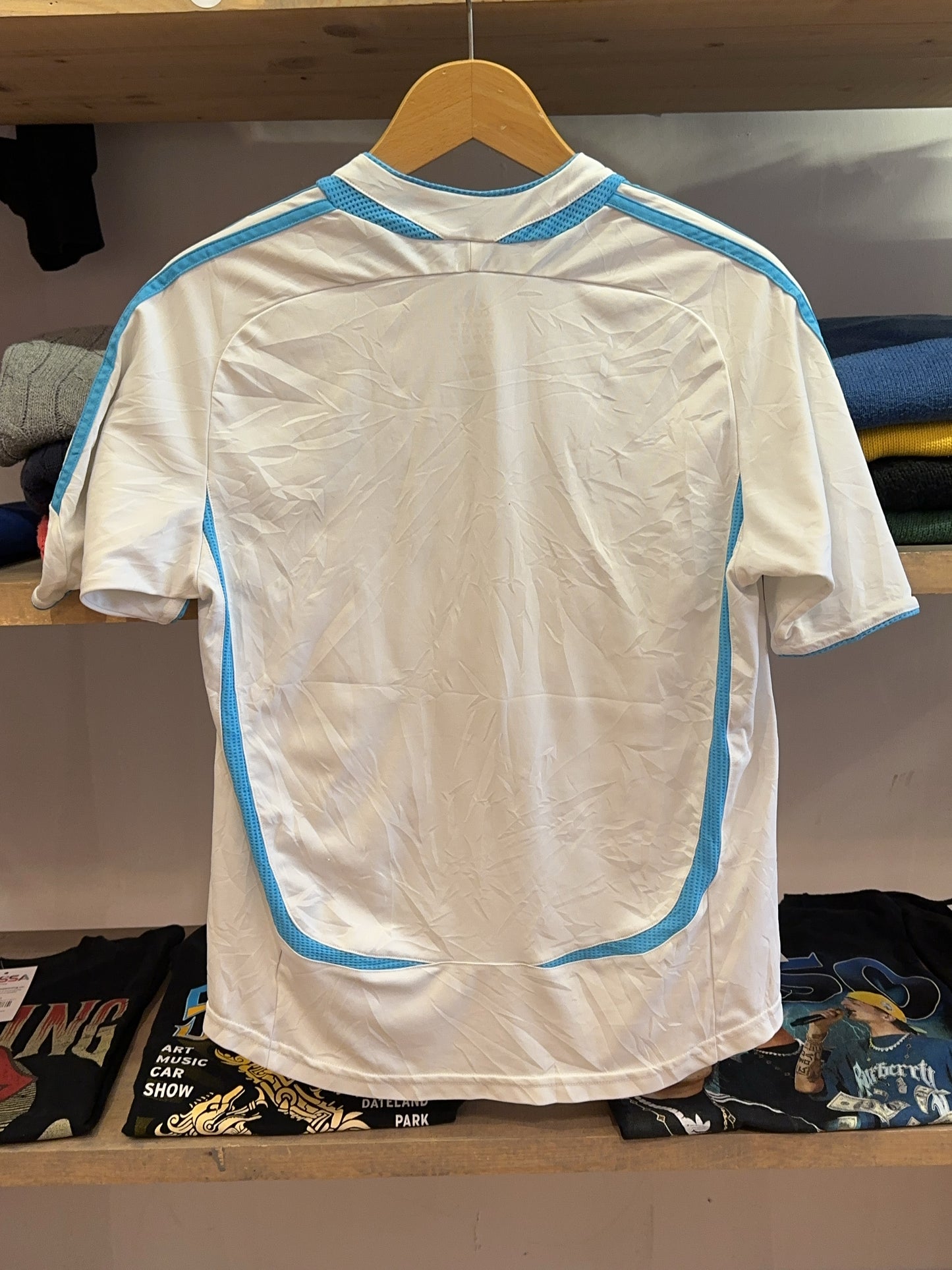 2006-2007 Olympique de Marseille Adidas Home Football Shirt - L