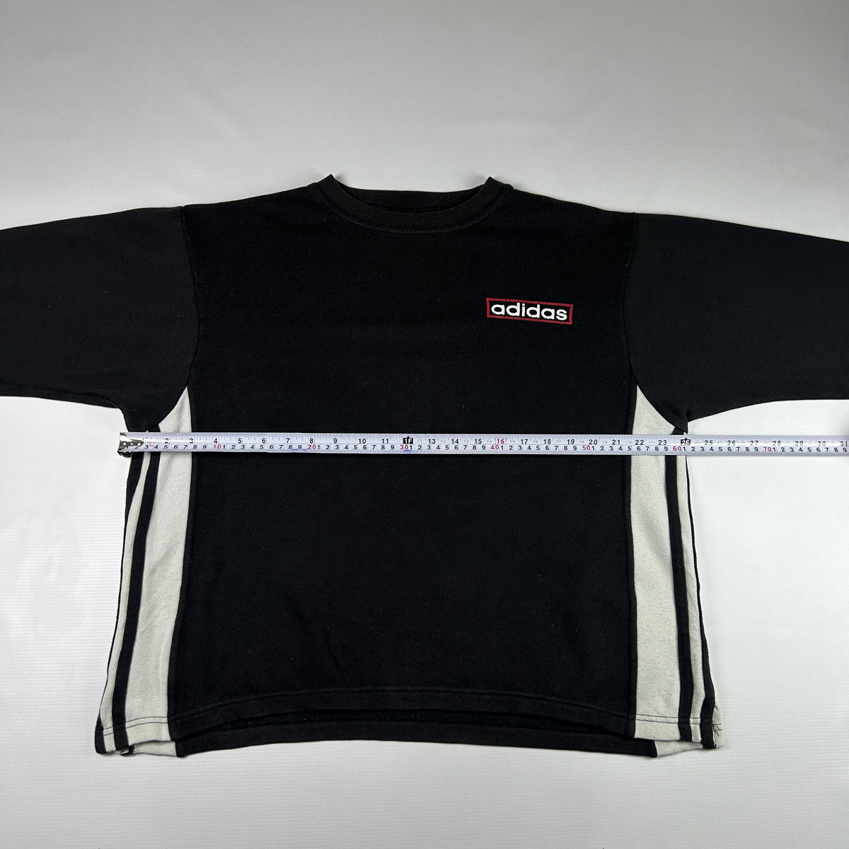 L - 1990's Adidas Black Graphic Long Sleeve Sweatshirt