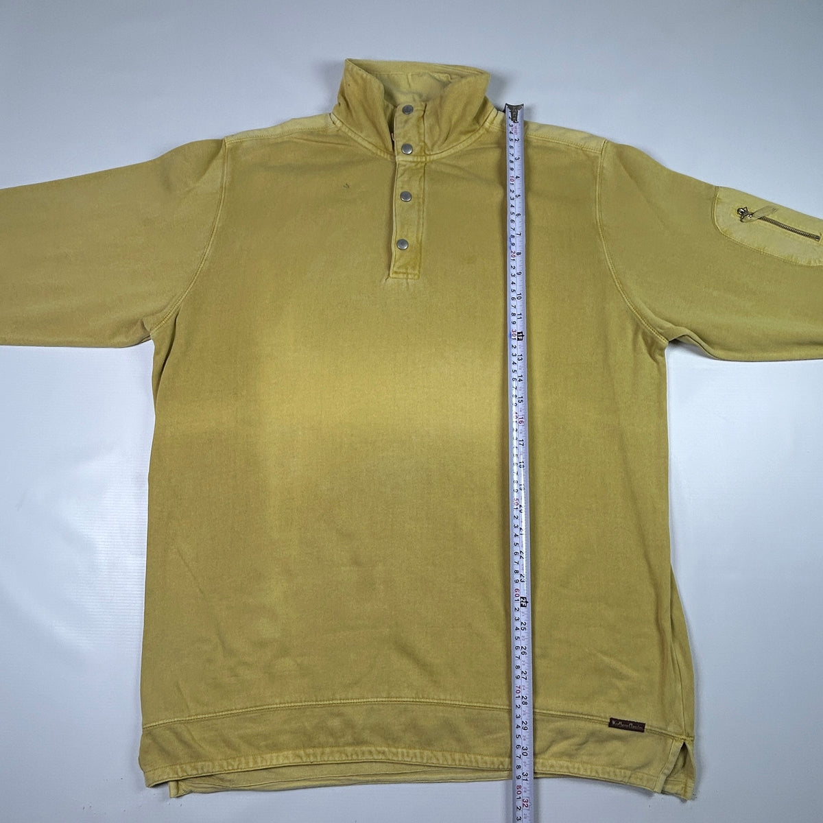 XXL - 1990's Marboro Classics Yellow Quarter-Zip Pullover Sweatshirt