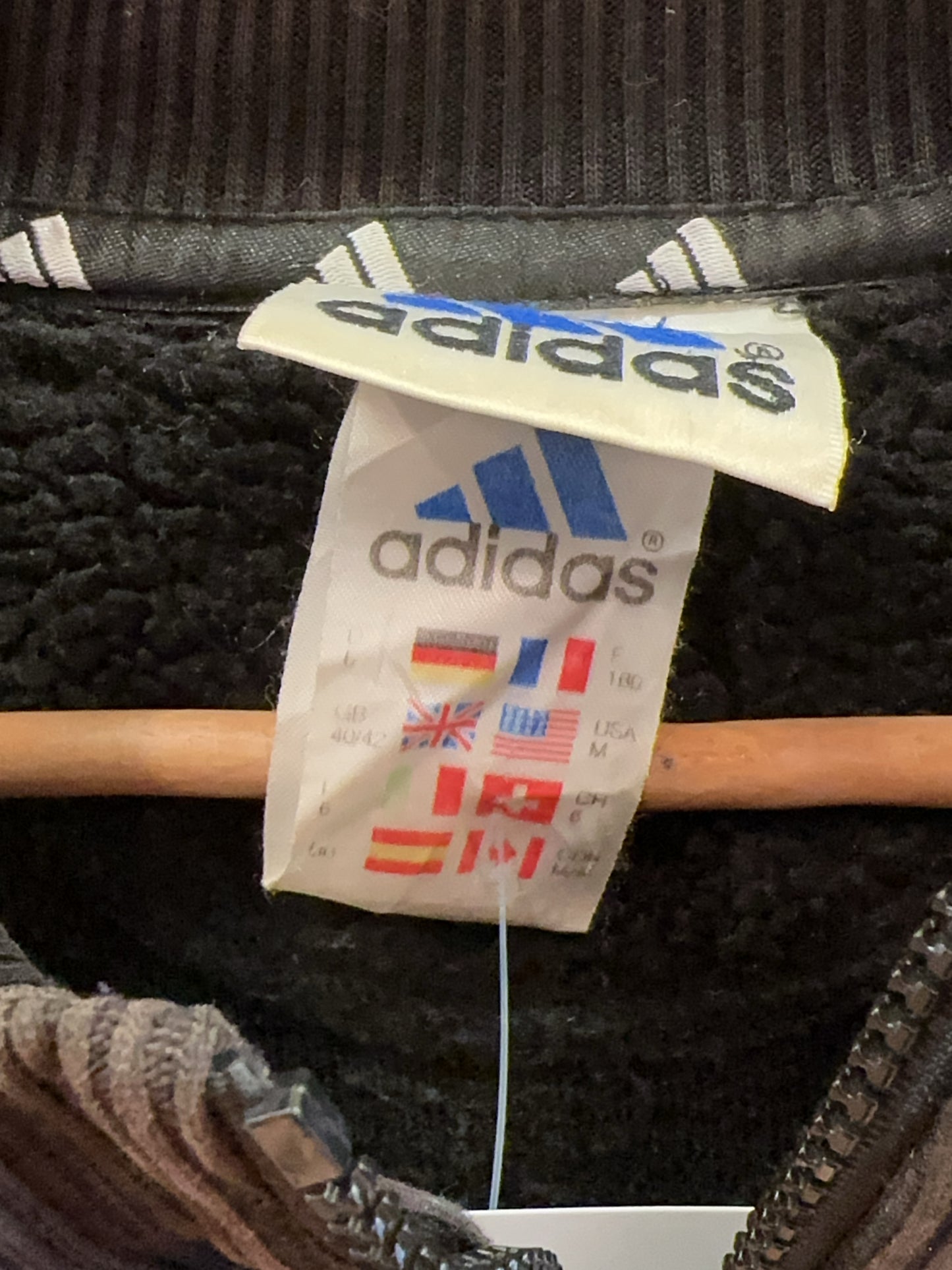 M - Vintage Adidas Fleece Jacket