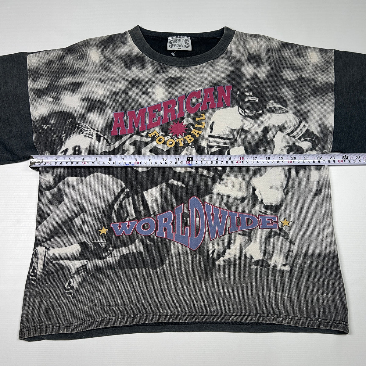 S - American Football 1990's Graphic Long Sleeve T-Shirt
