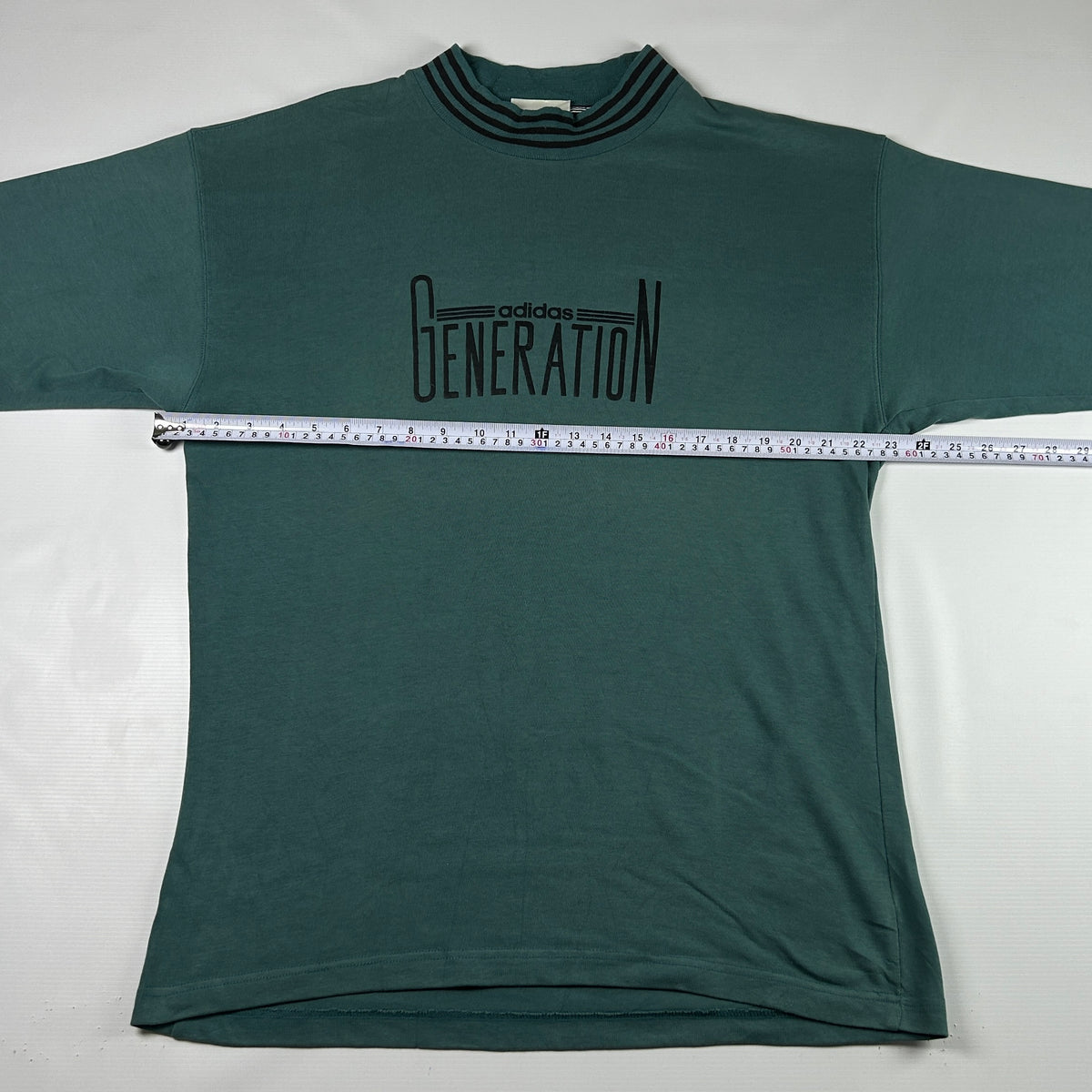 L - 1990's Adidas Generation Mock Neck Long Sleeve T-Shirt