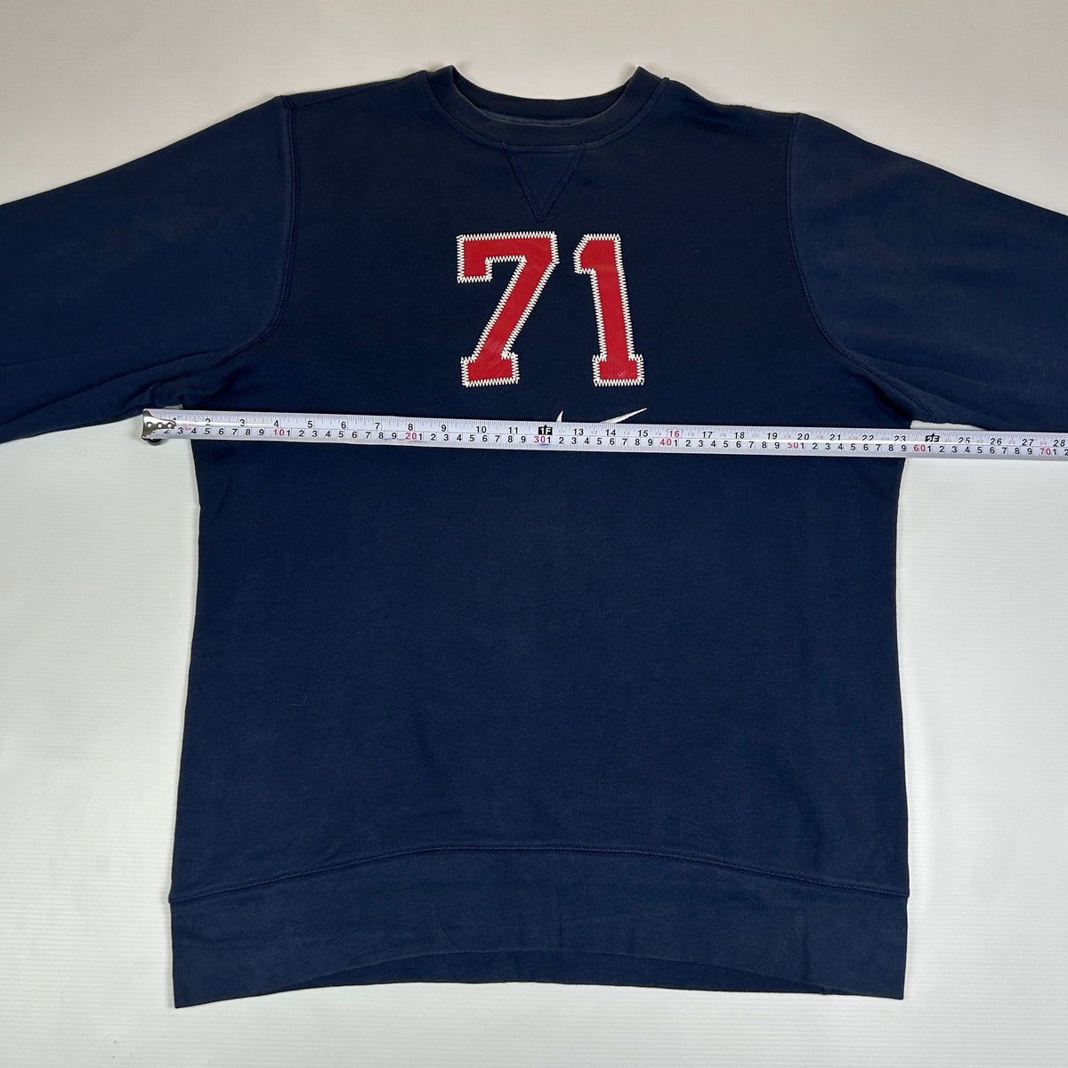 S - Vintage 2000's Nike Navy #71 Crewneck Sweatshirt