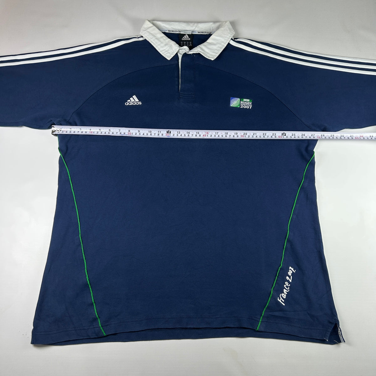 XXL - Adidas Rugby World Cup 2007 France Long Sleeve Polo