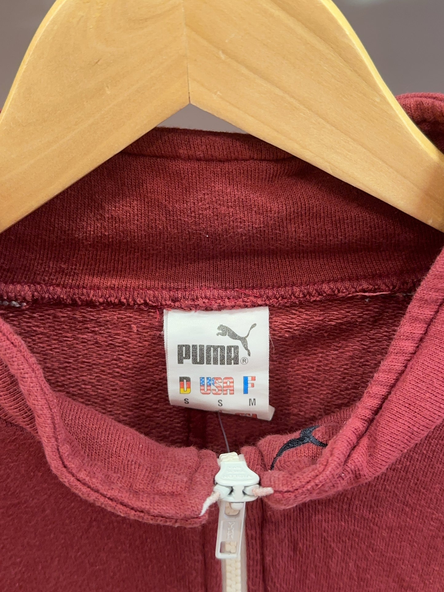 S - Vintage 1990's Puma Quarterzip