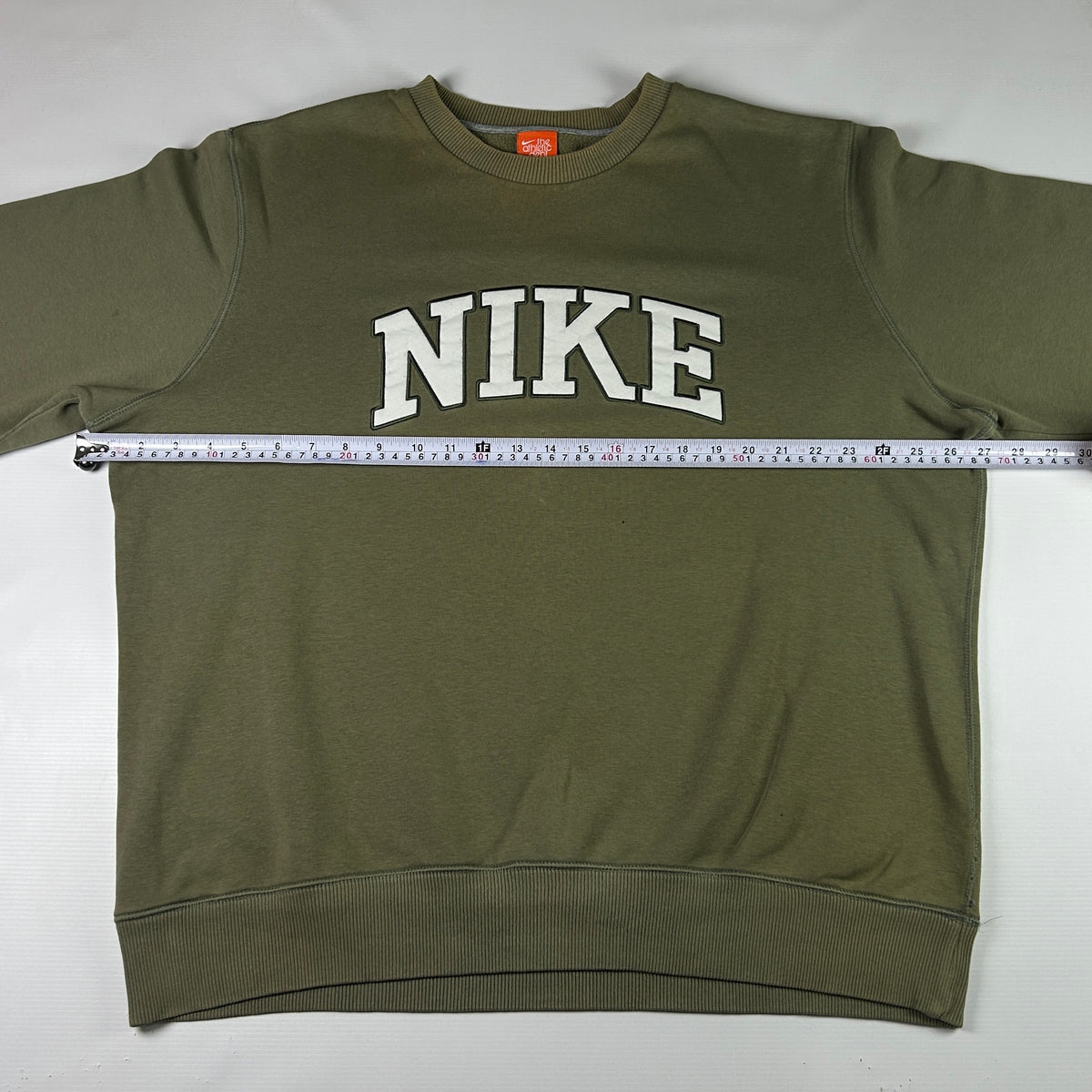 XL - Vintage 2000's Nike Athletic Dept. Olive Sweatshirt
