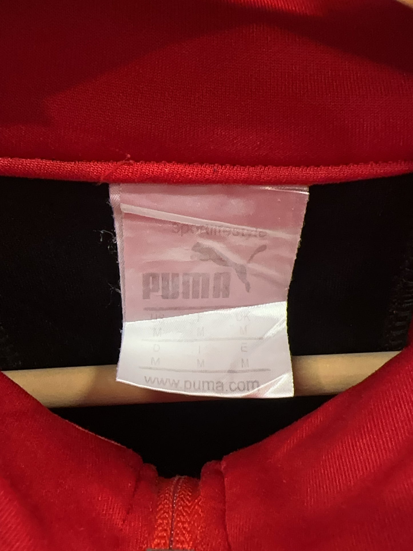 AC Milan Puma Zip-Up Training Jacket