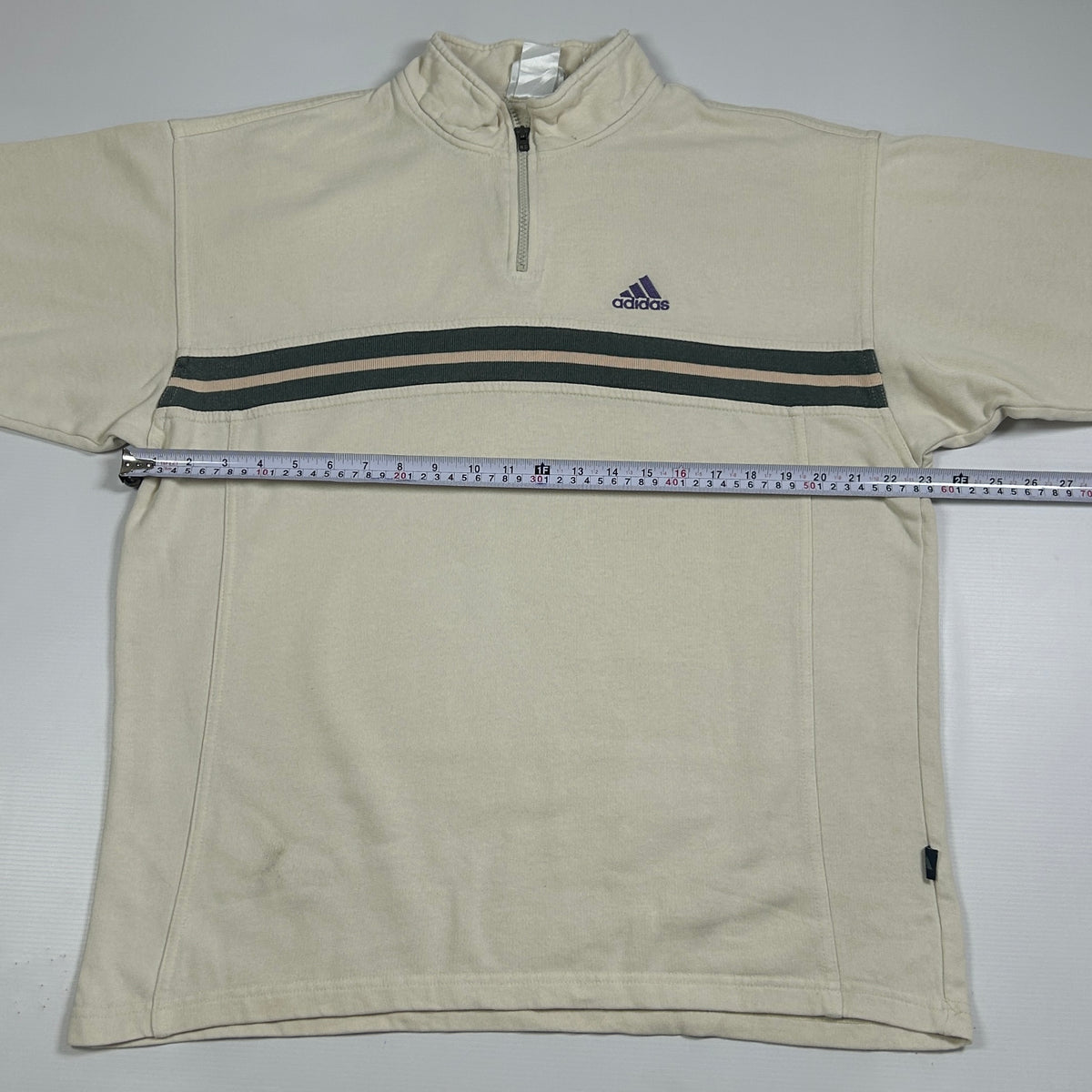 L - Vintage 1990's Adidas Quarterzip