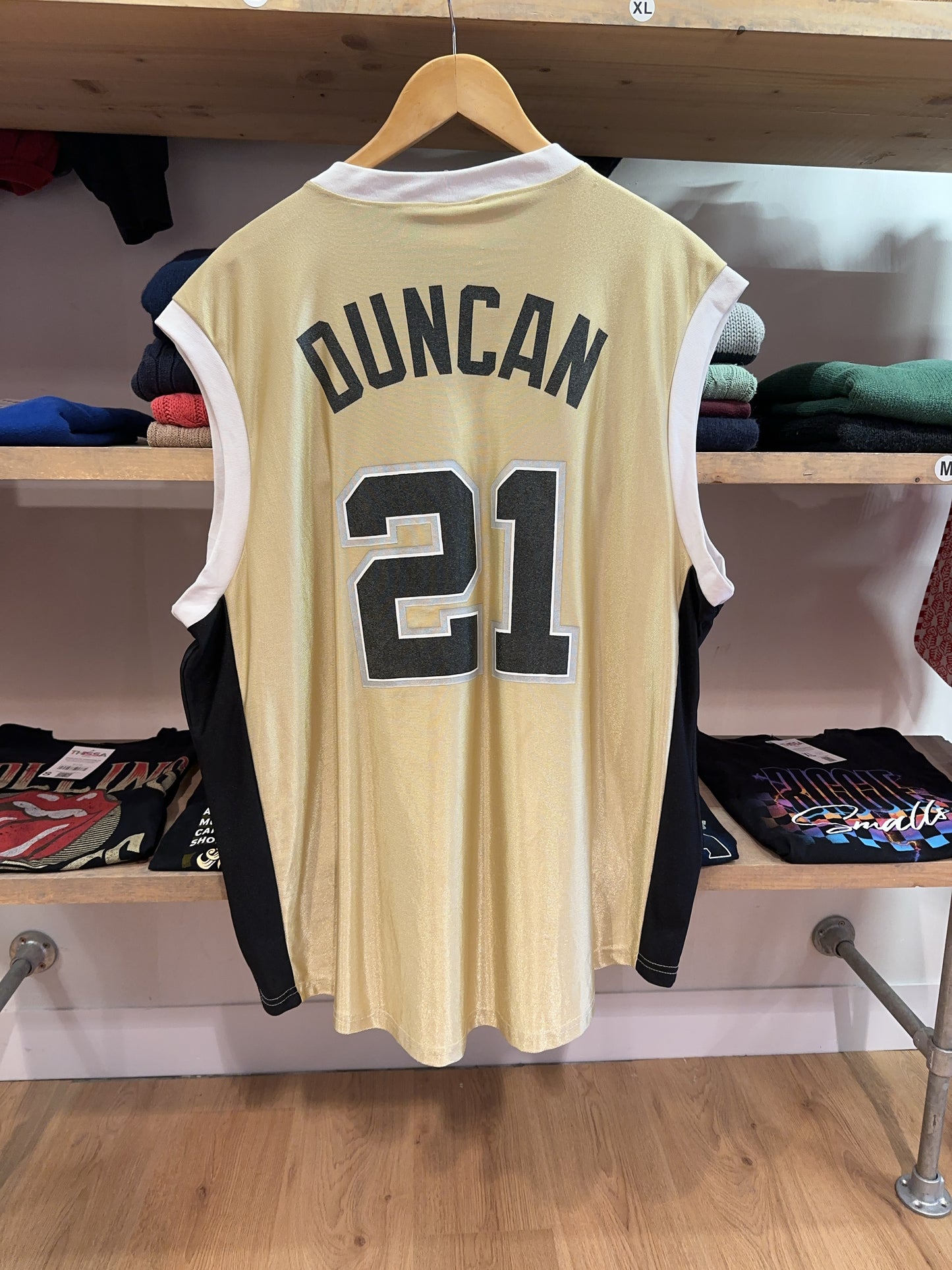 XXL - 2002-03 San Antonio Spurs Majestic NBA Jersey Duncan #21