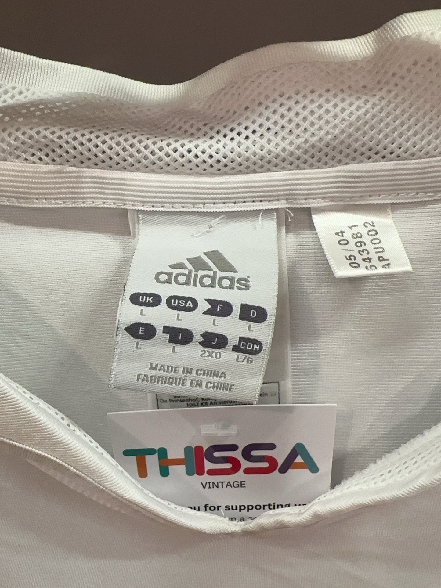 L - 2004-2005 Germany Adidas Home Football Shirt