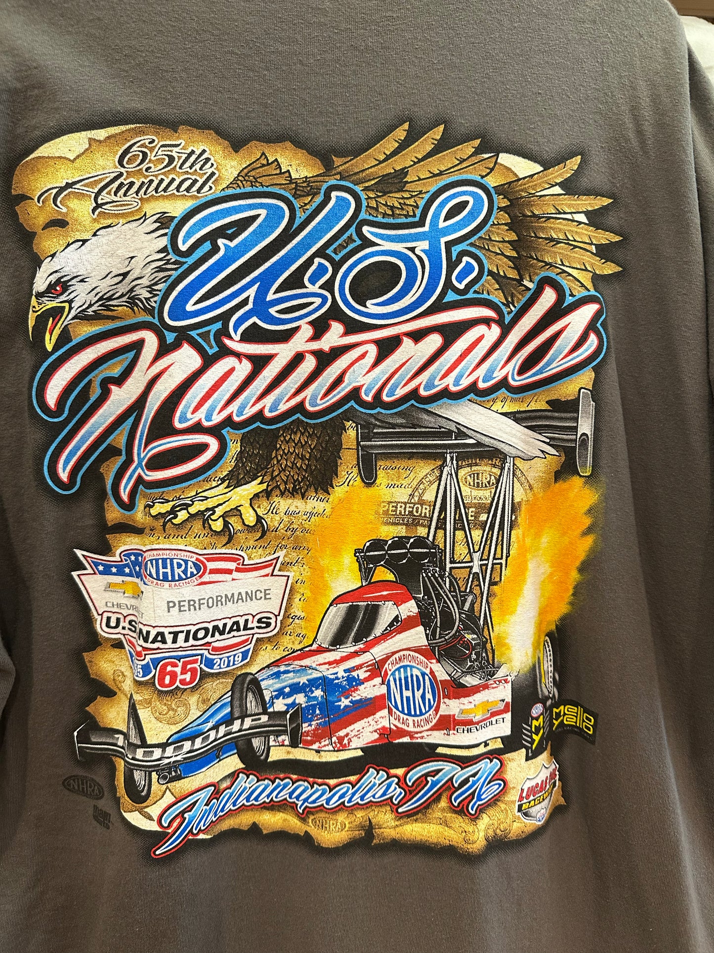 XXL - NHRA U.S. Nationals 65th Annual Graphic T-Shirt