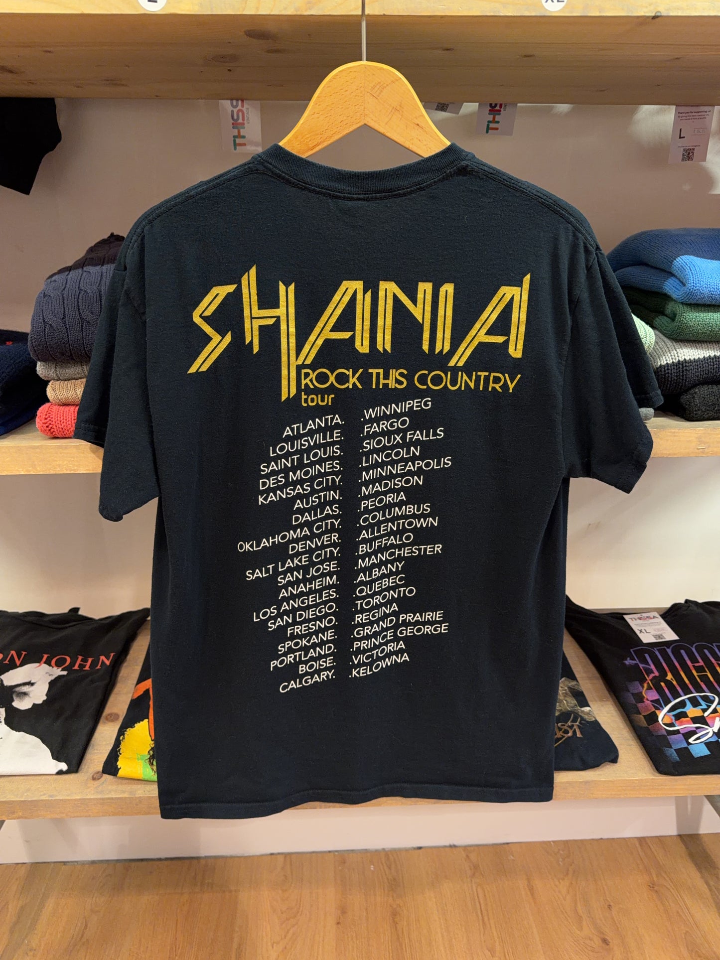 Shania Twain Band T-shirt