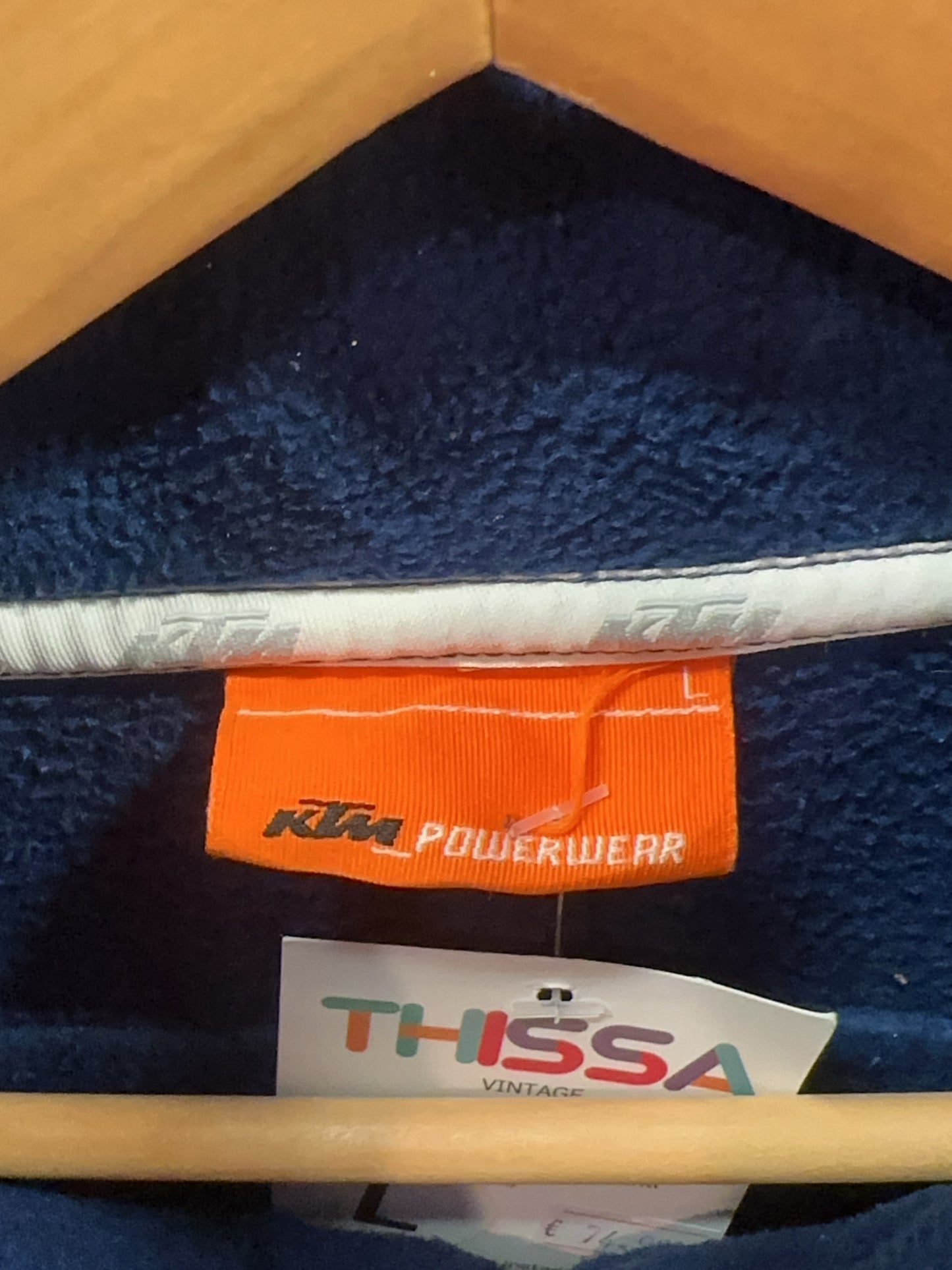 L - KTM PowerWear Factory Racing Fleece Jacket