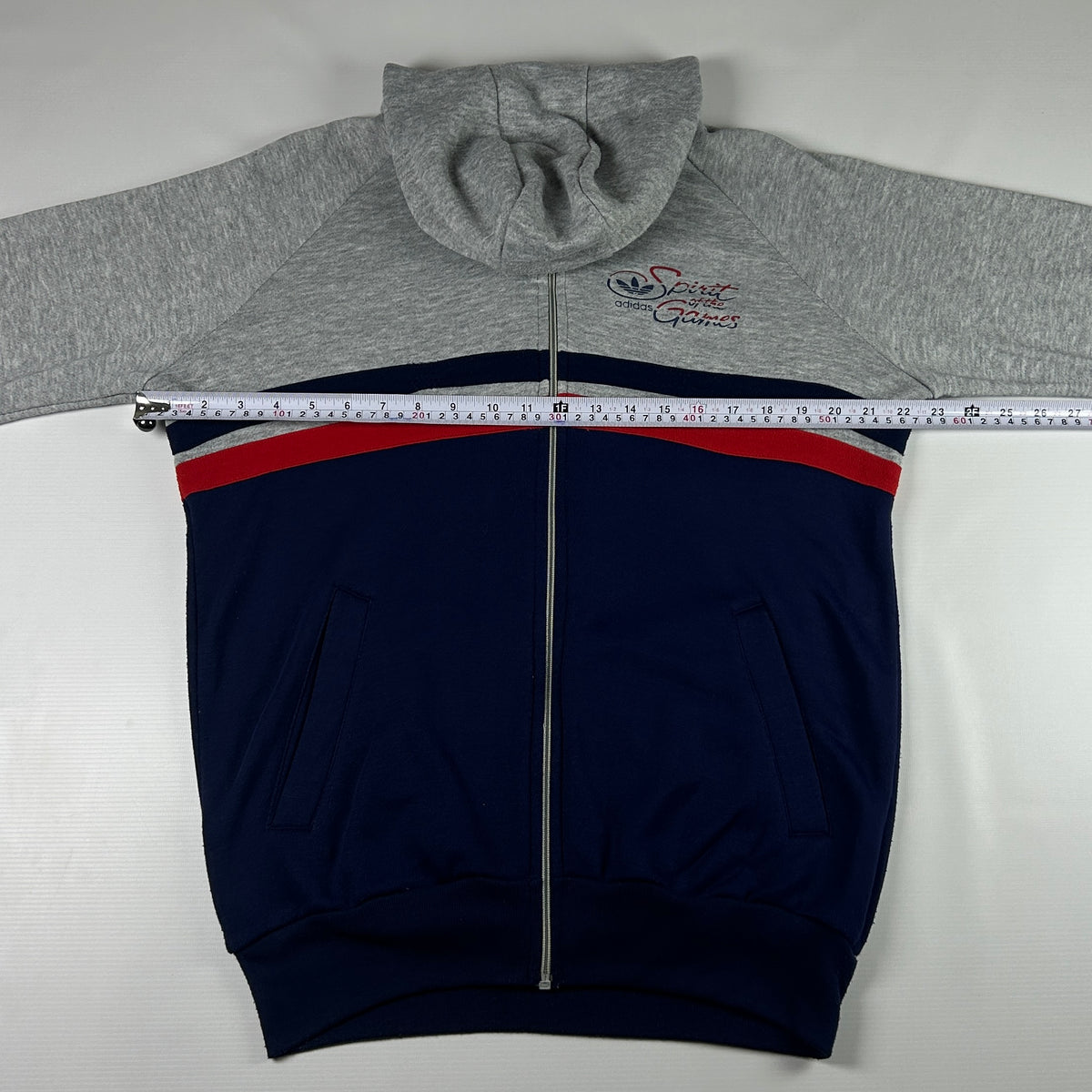 S - 1990's Adidas Spirit of the Games Colorblock Hooded Track Jacket