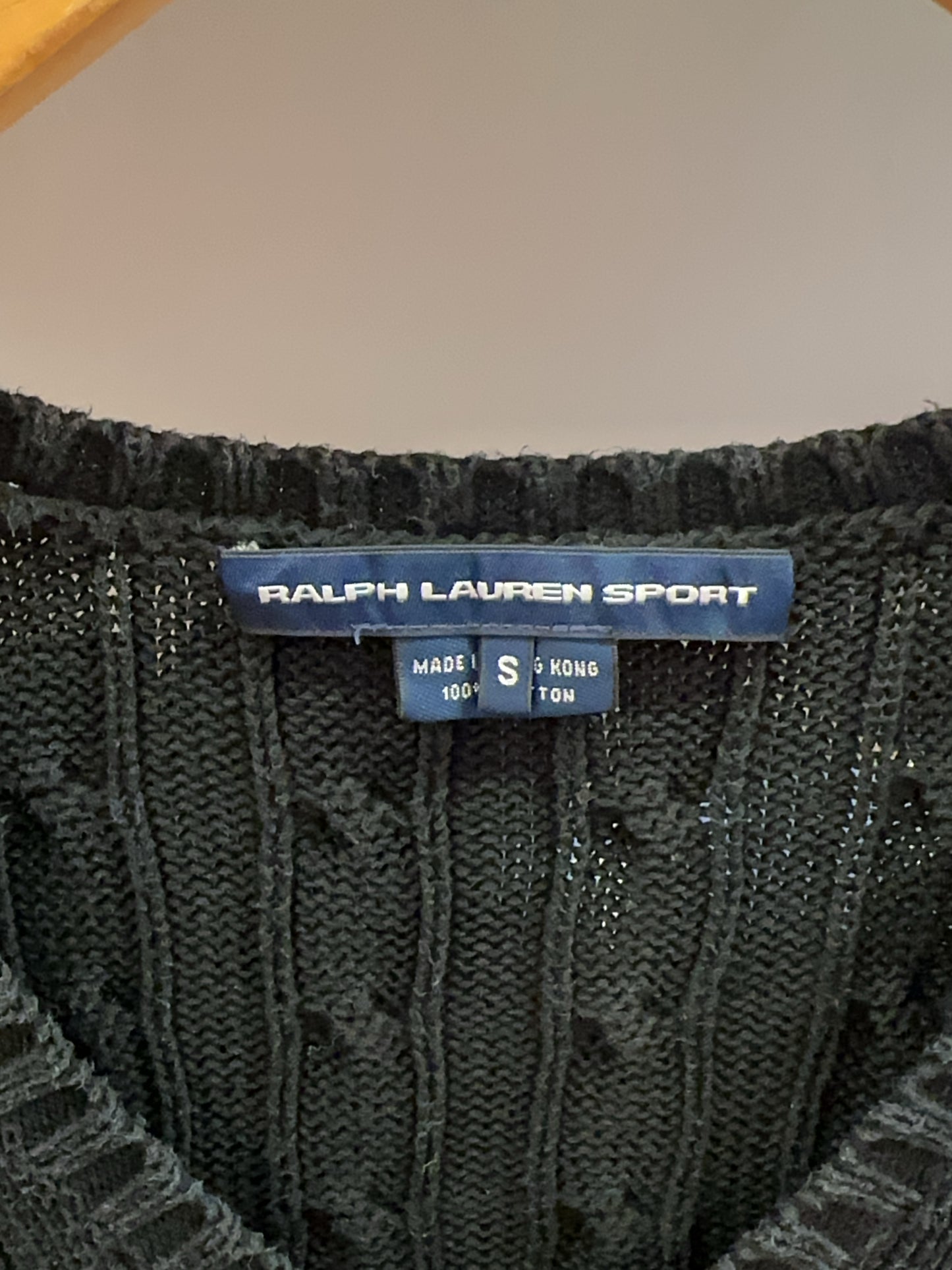 S - Ralph Lauren Cable Knit
