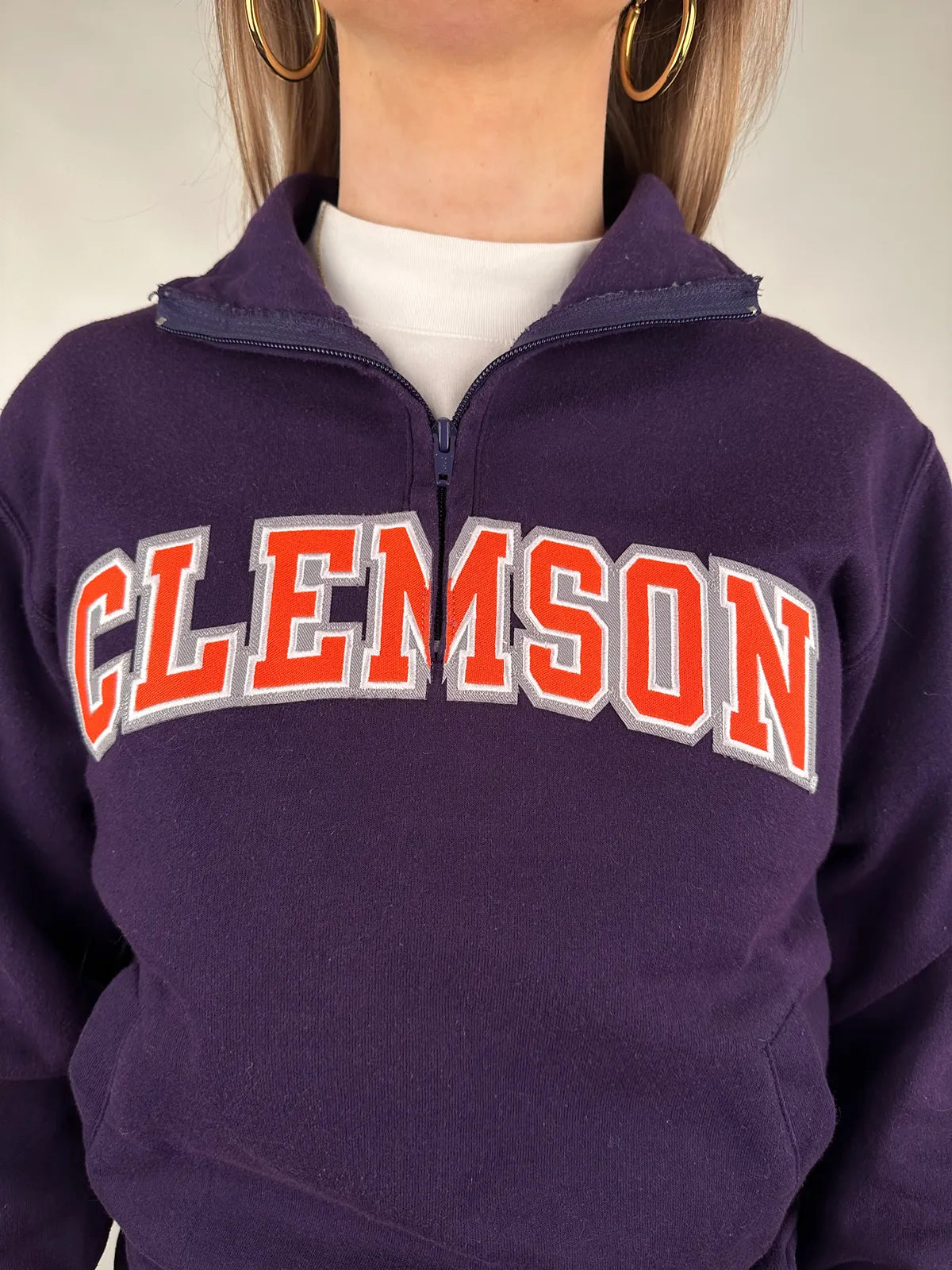 Clemson University - Quarterzip - XS