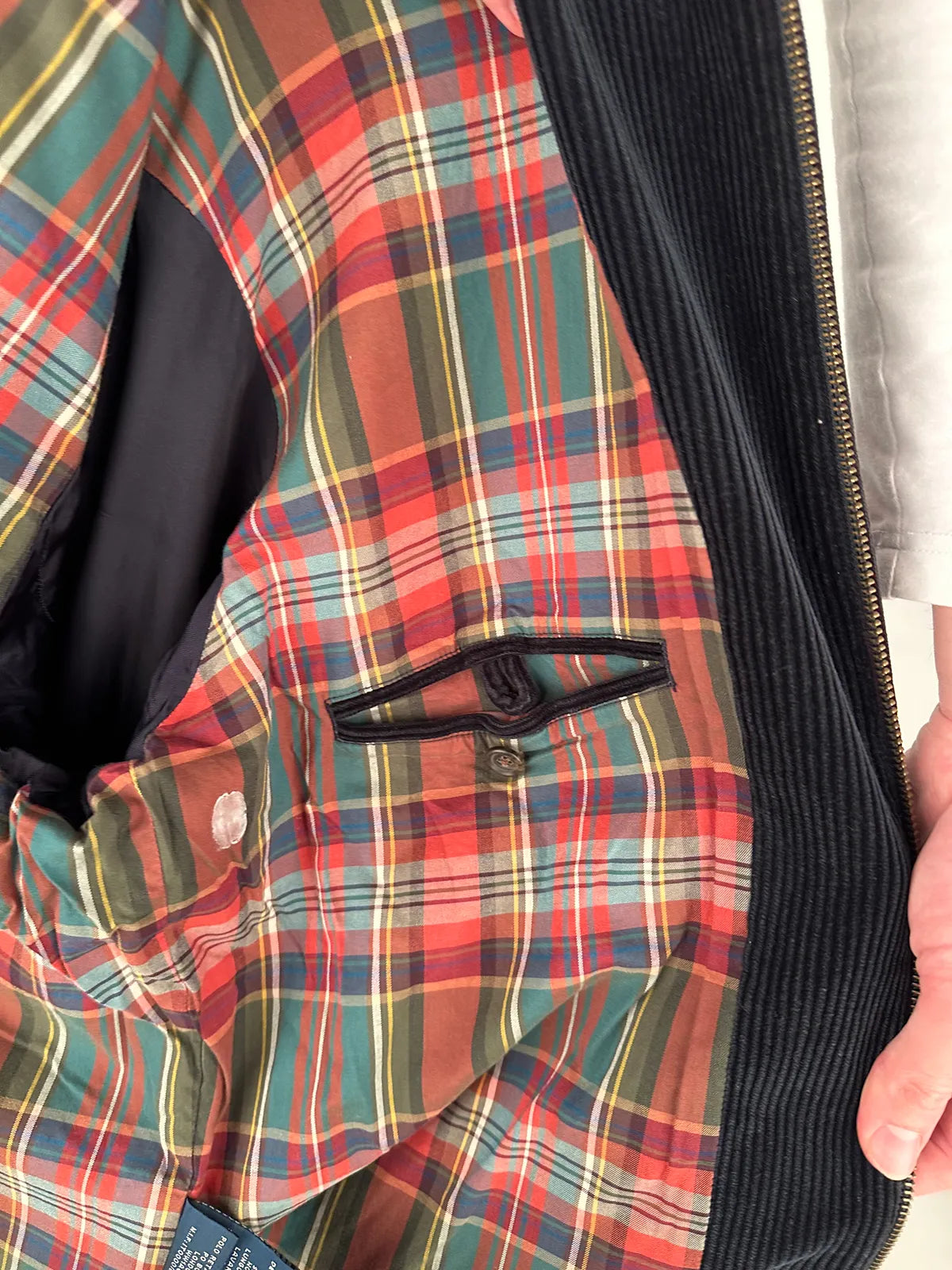 Ralph Lauren - Corduroy Harrington Jacket - XL