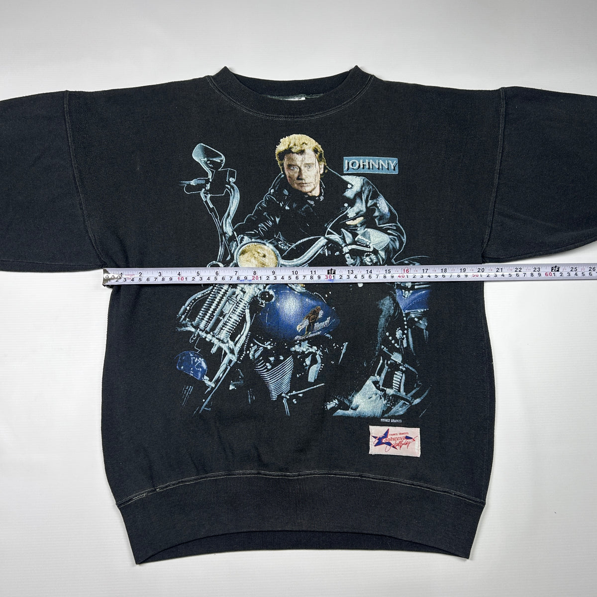 M - Vintage Johnny Hallyday Graphic Sweatshirt