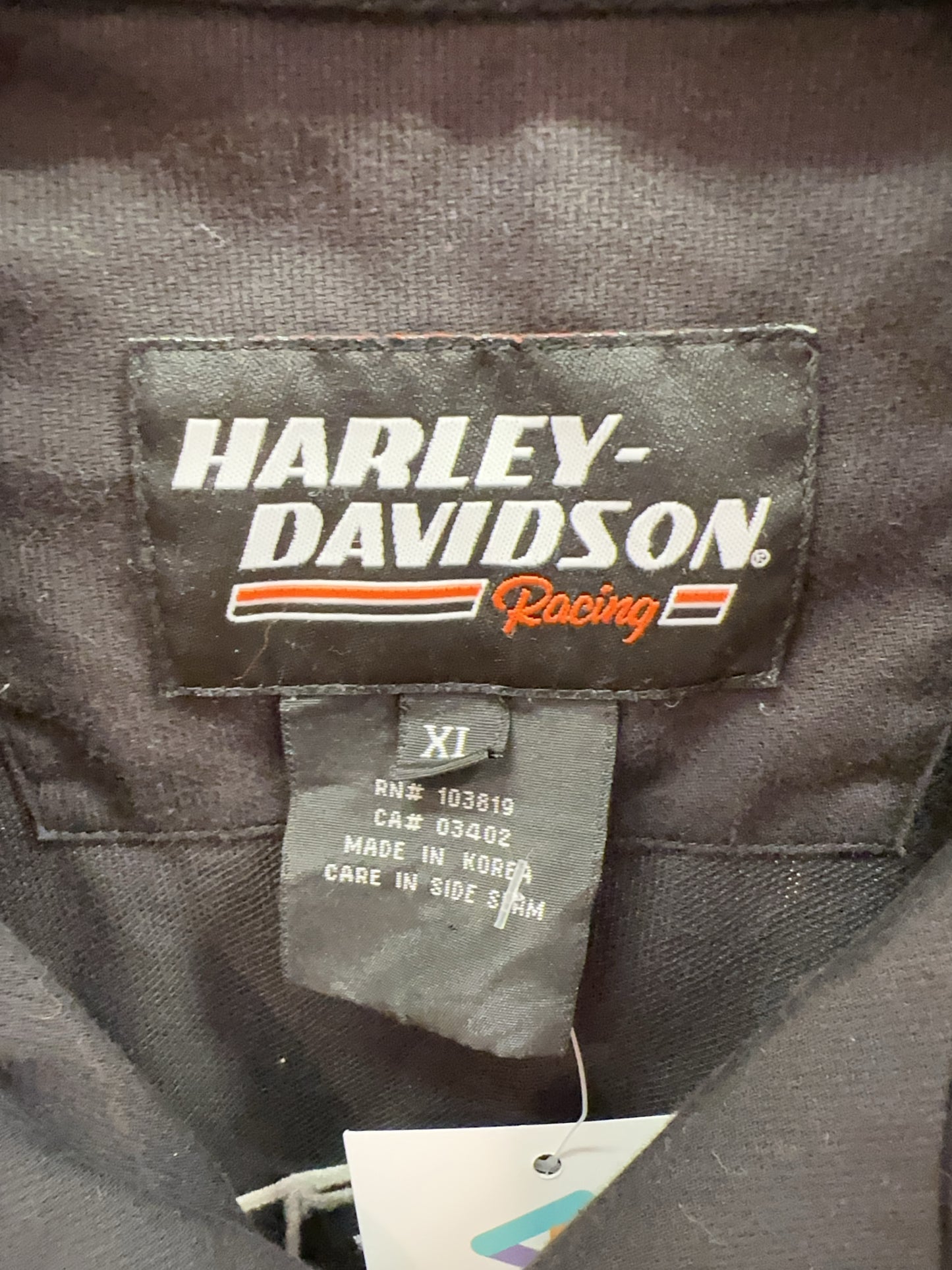 L - Harley-davidson Shirt Racing Button Up Short Sleeve Shirt, Screaming Eagle