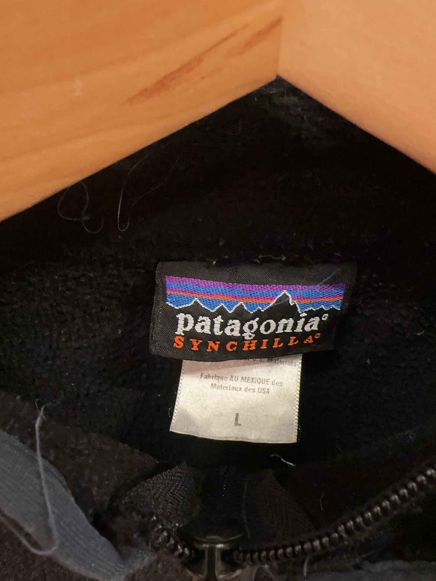 L - Vintage 1990's Patagonia Synchilla Fleece Quarterzip