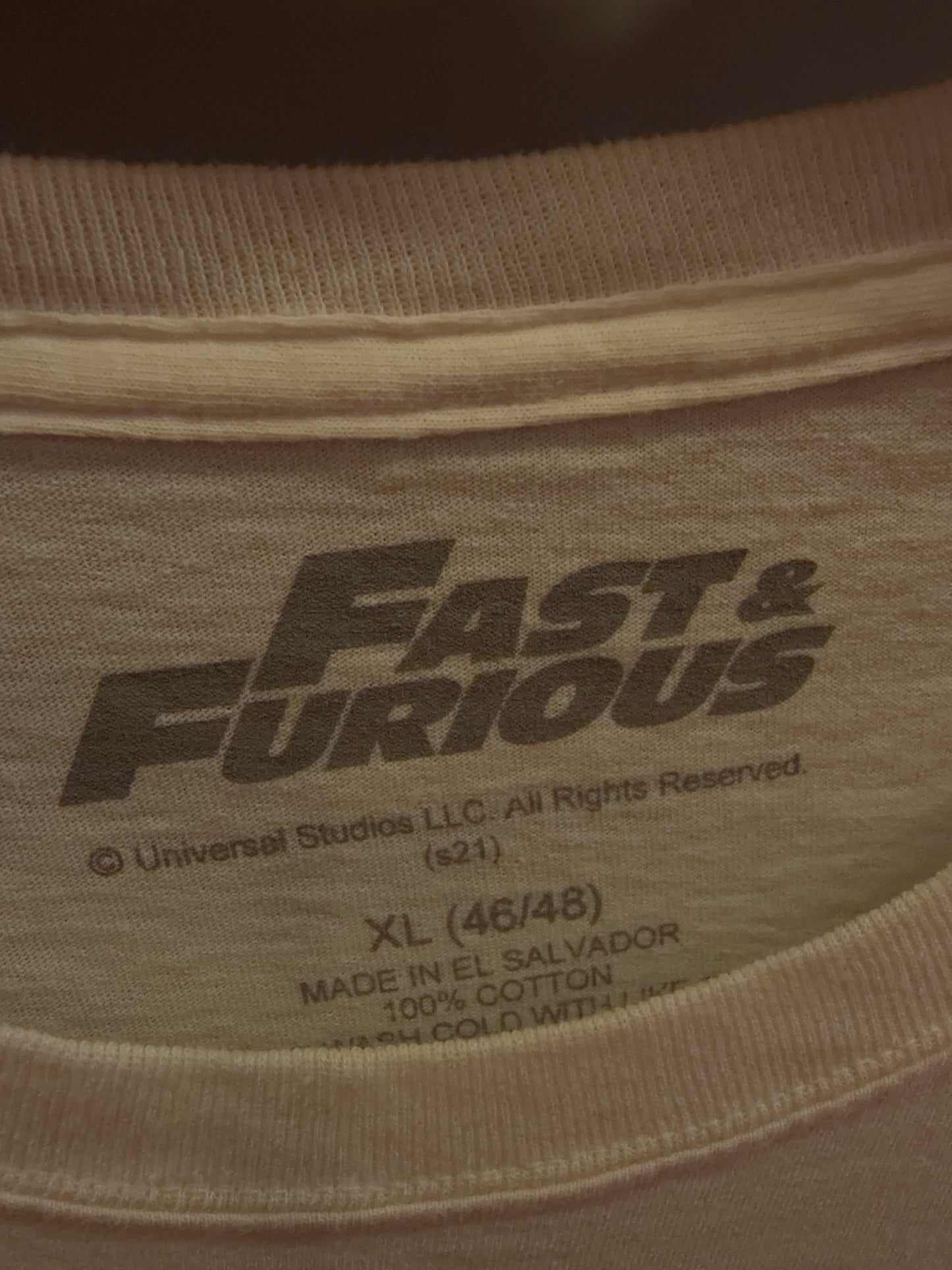 XL - Fast & Furious Graphic T-Shirt