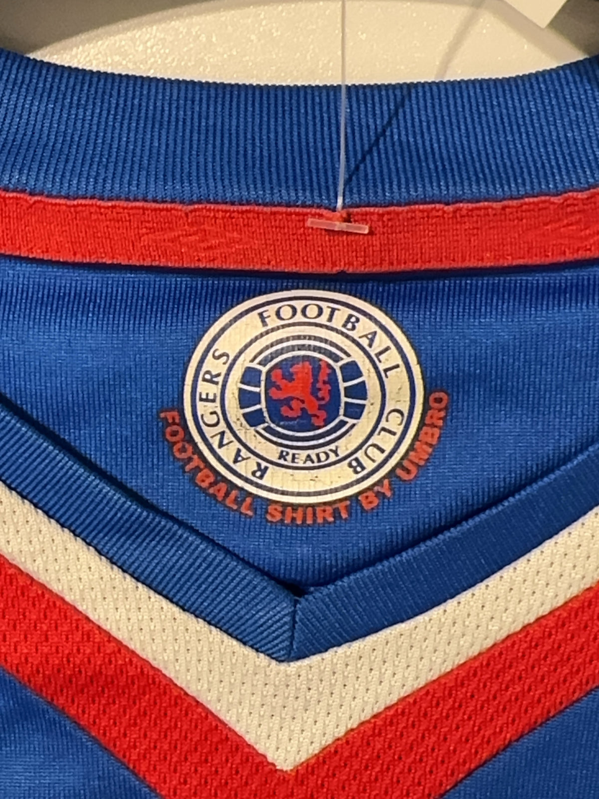S - 2007-2008 Rangers FC Umbro Home Football Shirt