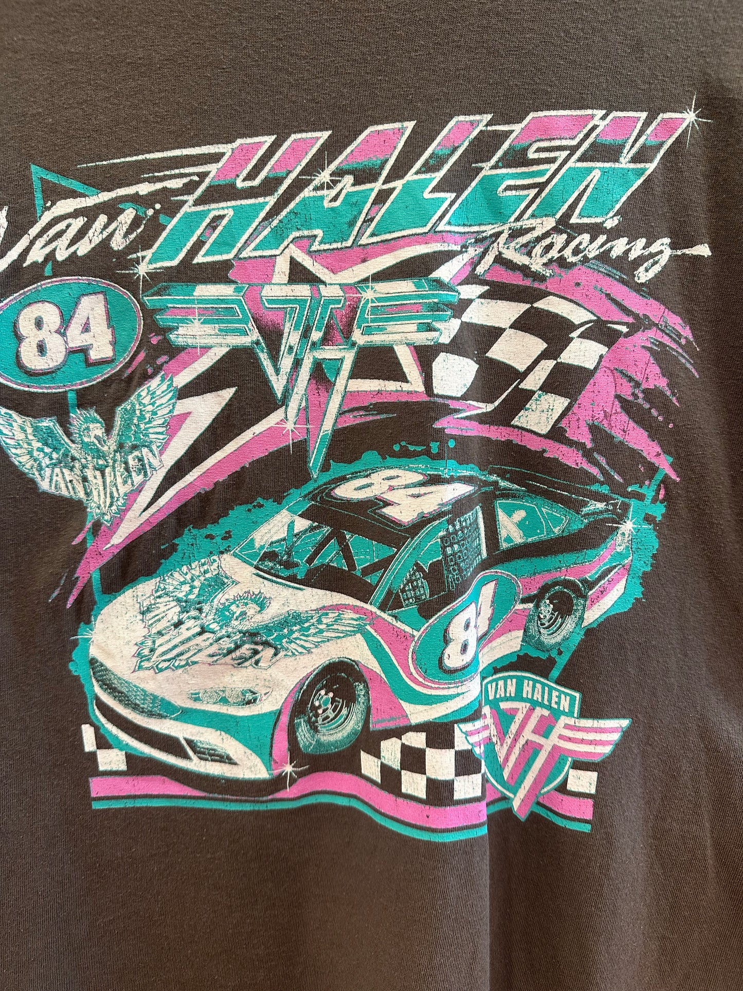 S - Van Halen Racing Graphic T-Shirt