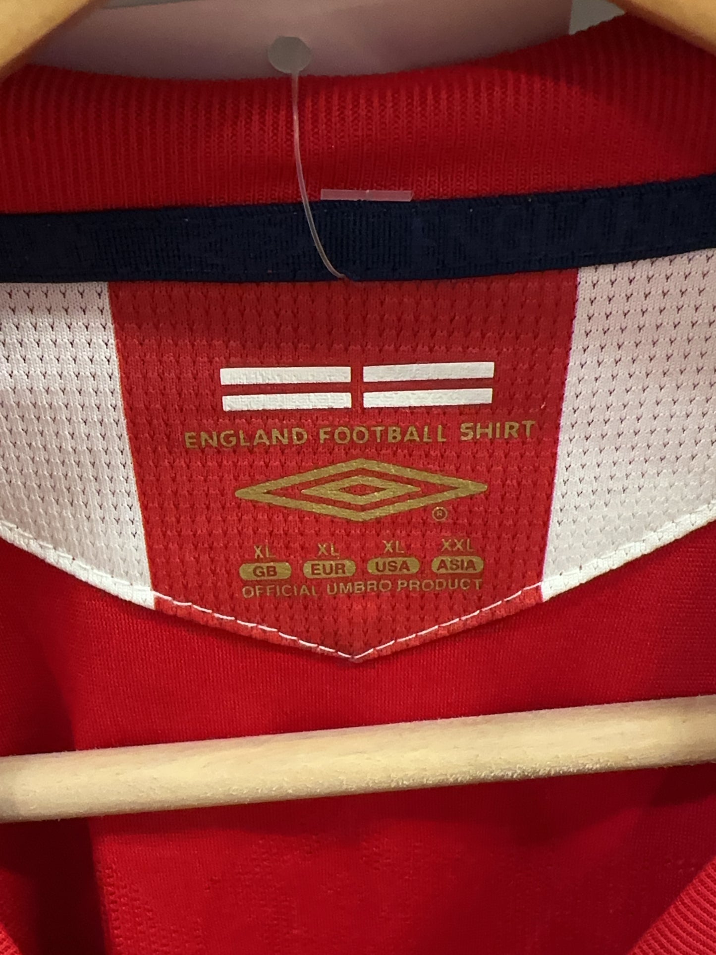 2006-2008 England Rooney #9 Umbro Away Football Shirt - XL