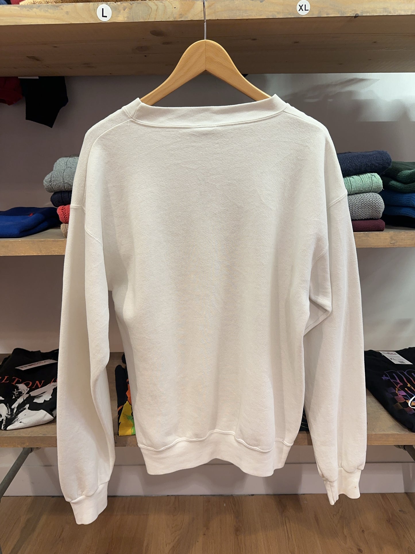 Hard Rock Cafe Orlando White Crewneck Sweatshirt - L