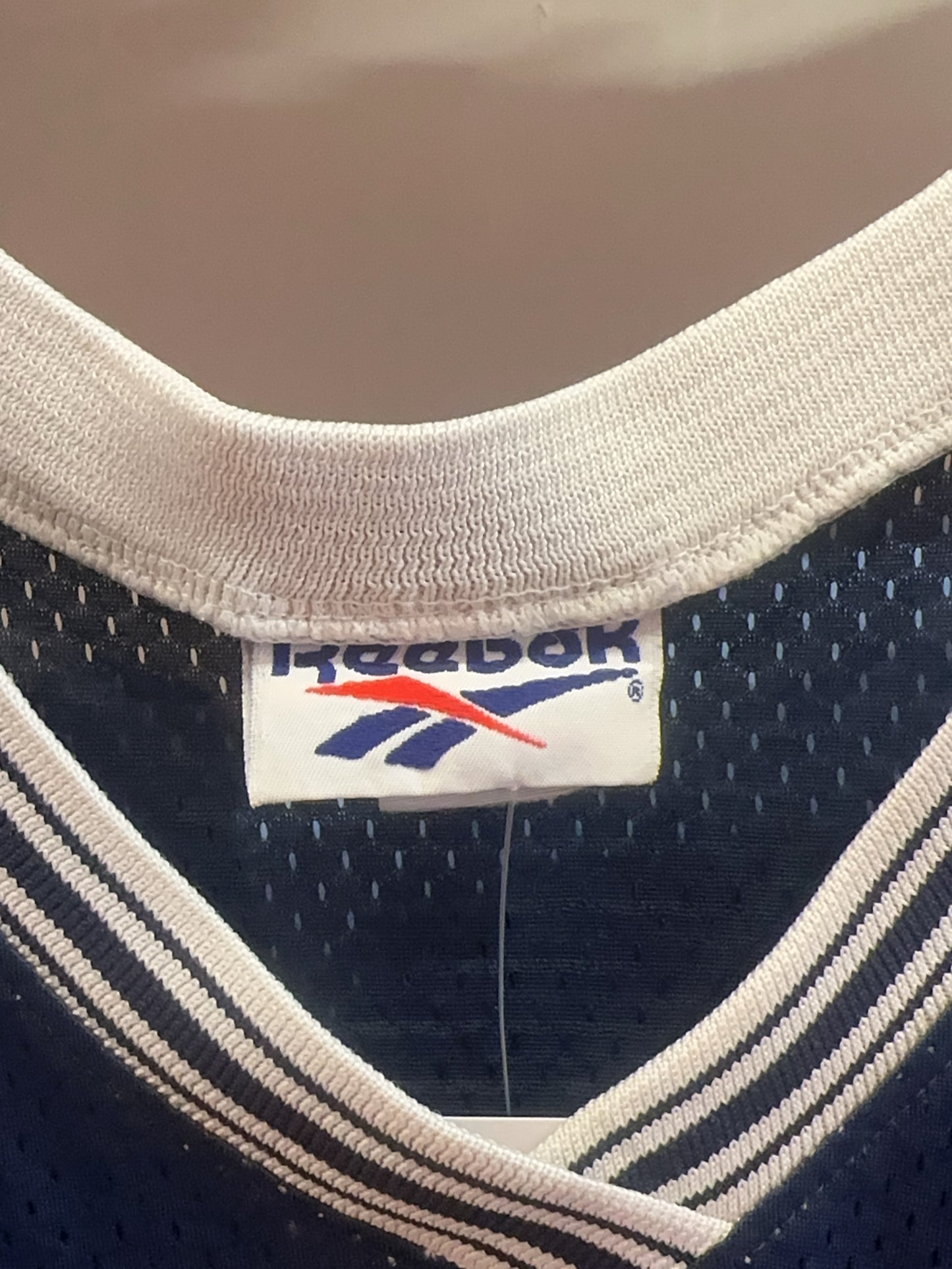 XXL - Reebok Navy Mesh Basketball Jersey