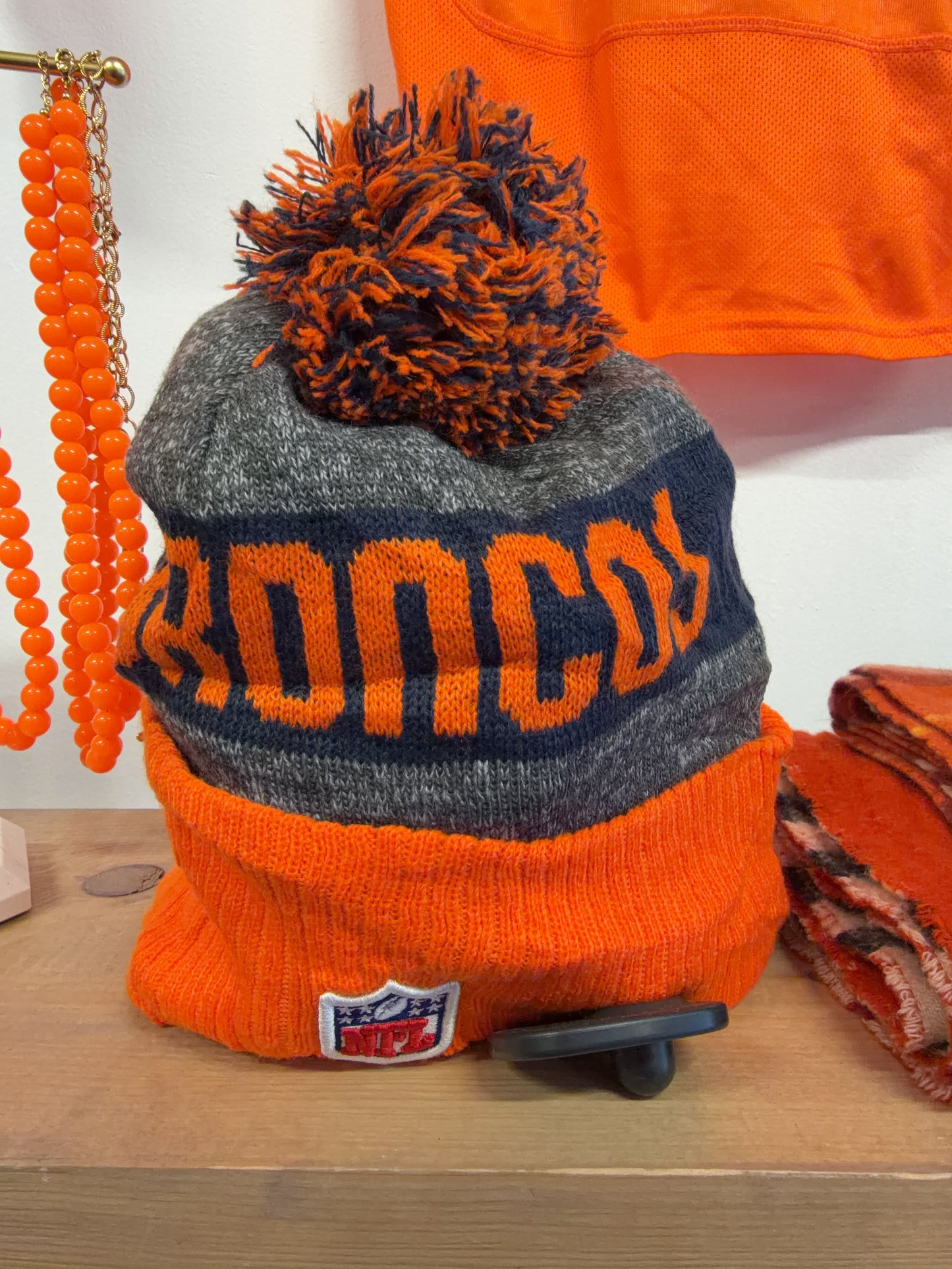 Vintage Denver Broncos Beanie