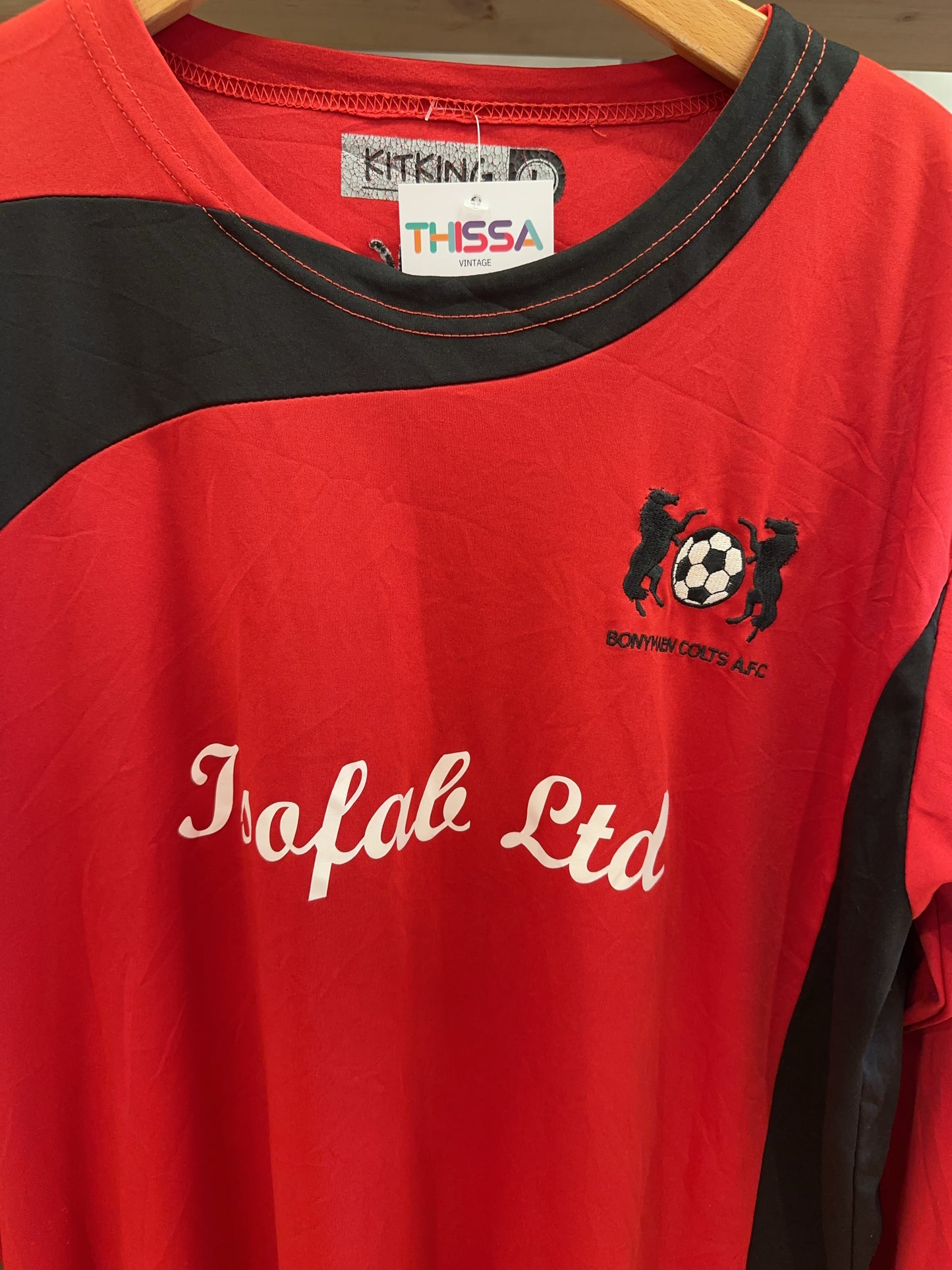 L - 2000's Bonnyrigg Colts AFC Kitking Football Shirt 8