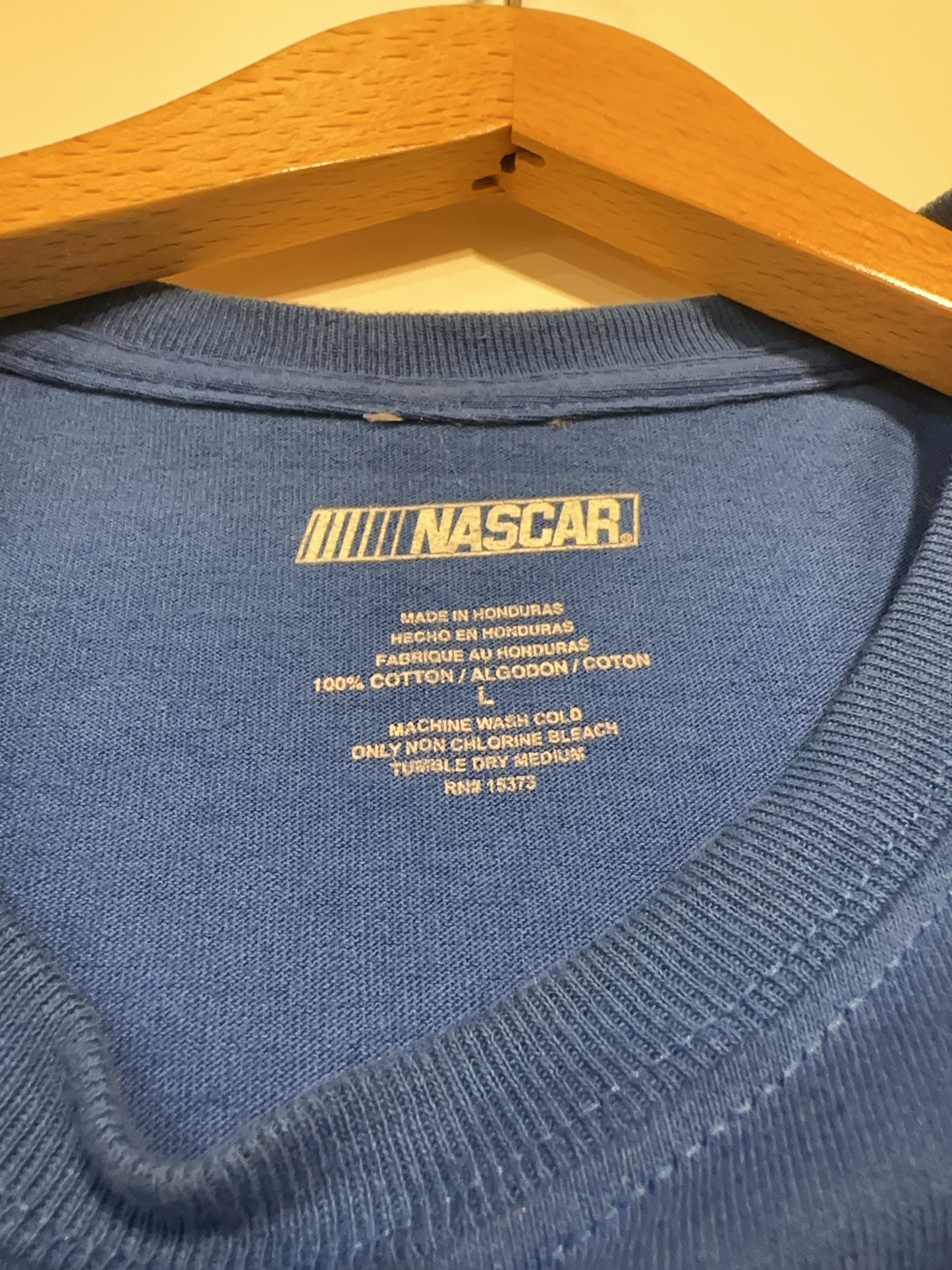 L - Nascar Hendrick Motorsports Jimmie Johnson #48 Blue Graphic T-Shirt
