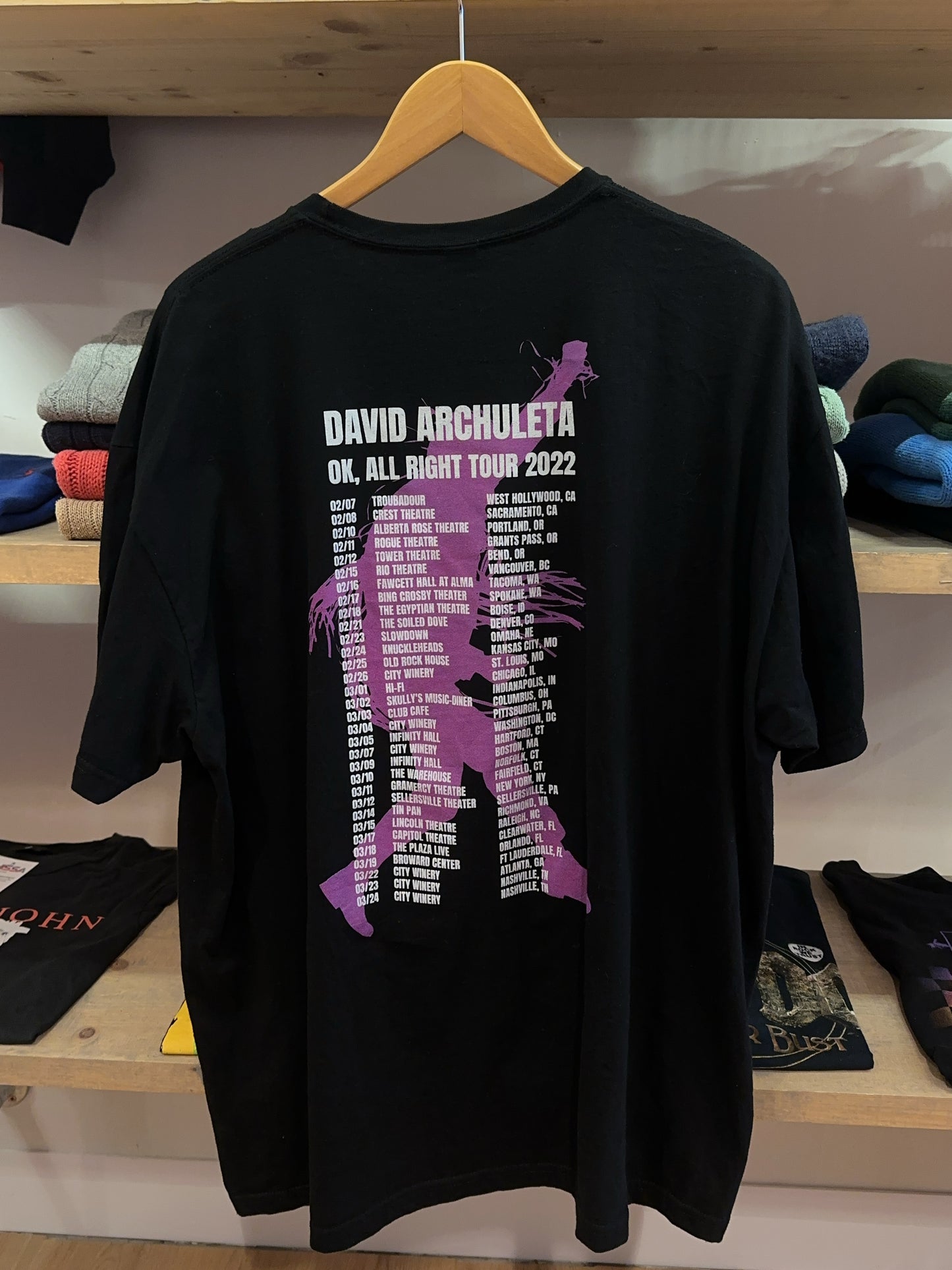 David Archuleta Band T-shirt - XXL