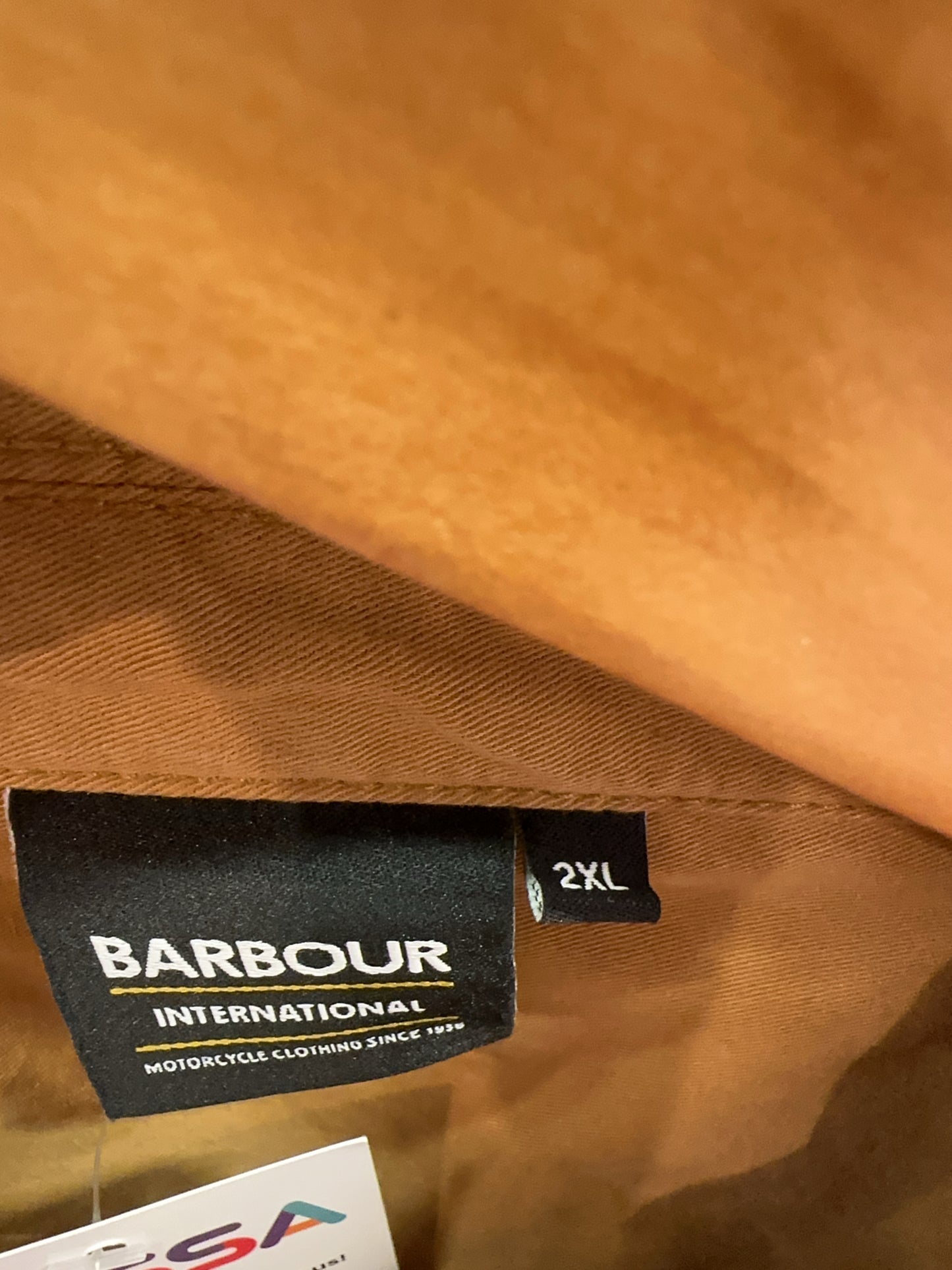 XXL - Barbour International Tan Overshirt Jacket