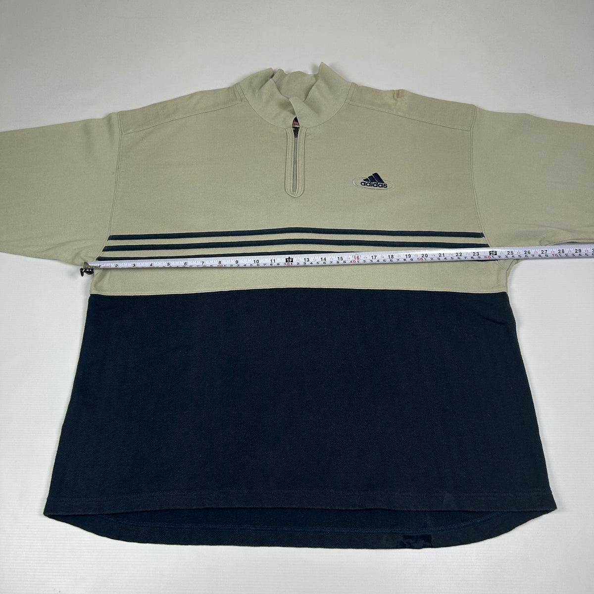 XL - Vintage 1990's Adidas Quarterzip
