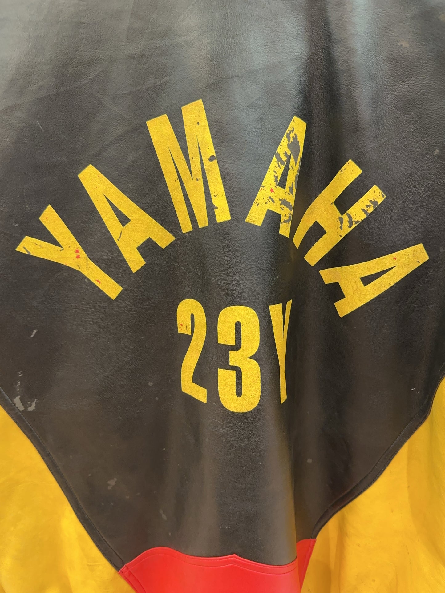 XXL - Vintage 1990's Yamaha racing vintage leather Jacket