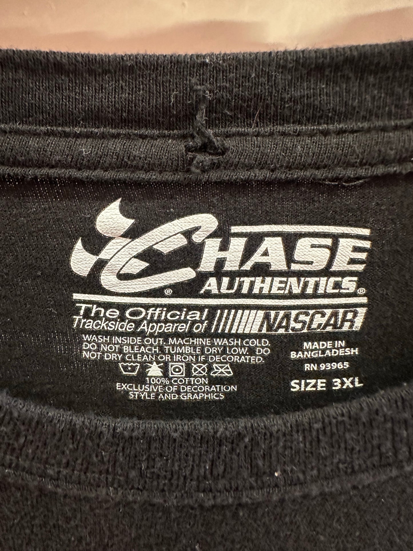 XXXL - Kyle Larson #42 Target NASCAR Chase Authentics Black T-Shirt 3XL