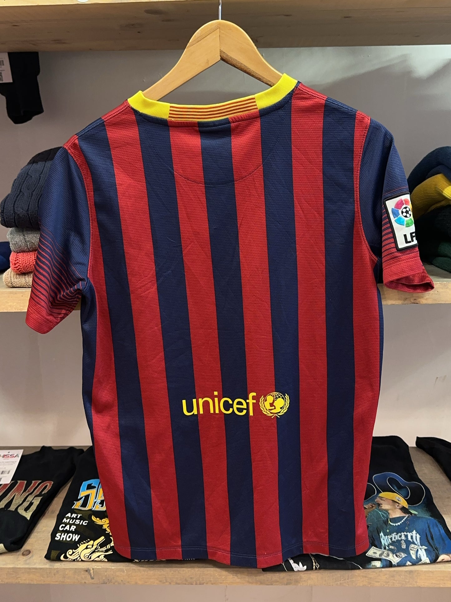 2013-2014 FC Barcelona Nike Home Football Shirt - M