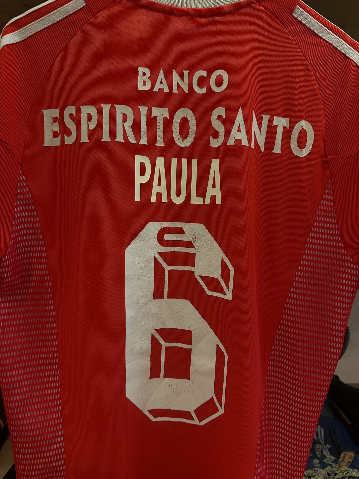 2002-2003 SL Benfica Adidas Home Football Shirt 6 - M