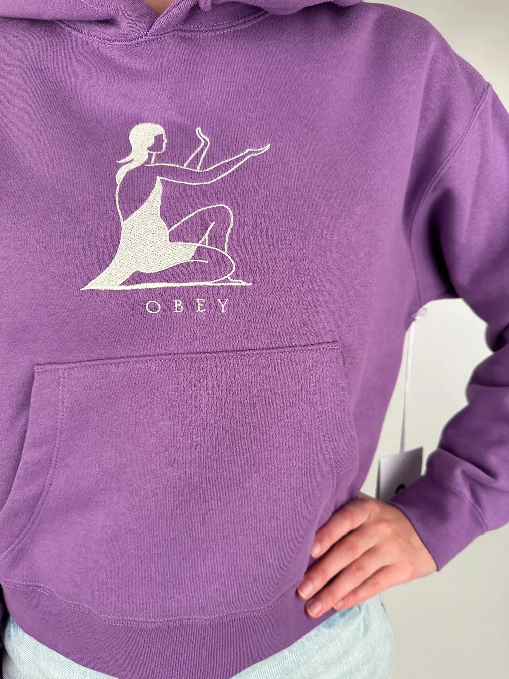 Obey - Cropped Hoodie - S