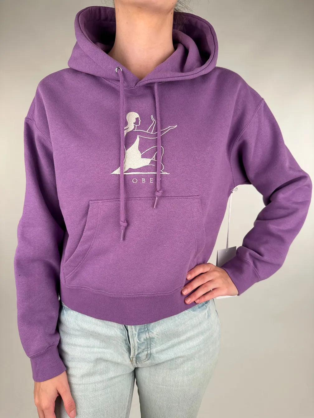 Obey - Cropped Hoodie - S
